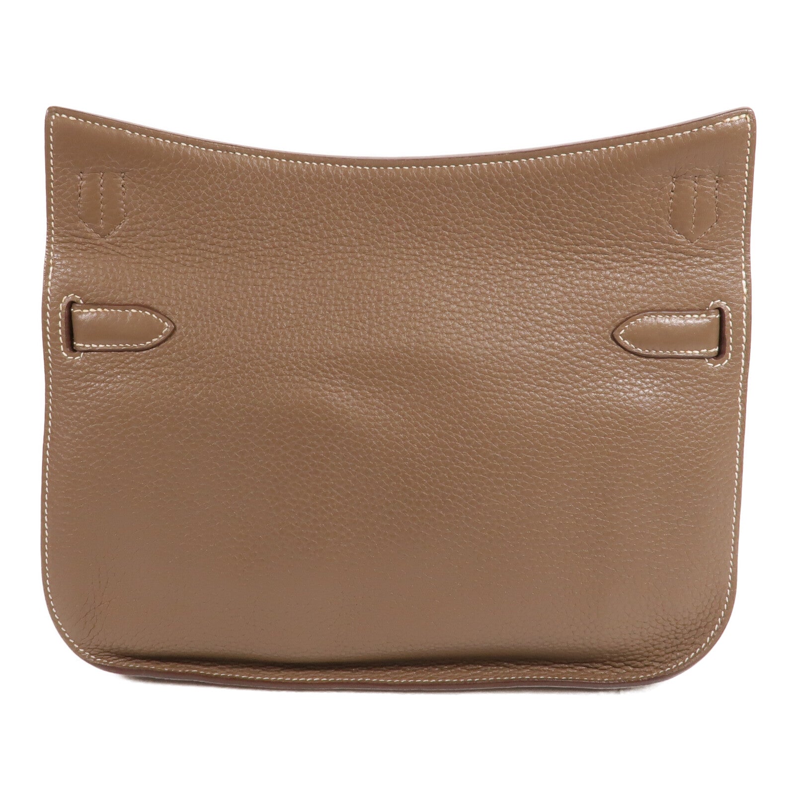 HERMES Togo皮革Jypsiere肩背袋Etoupe