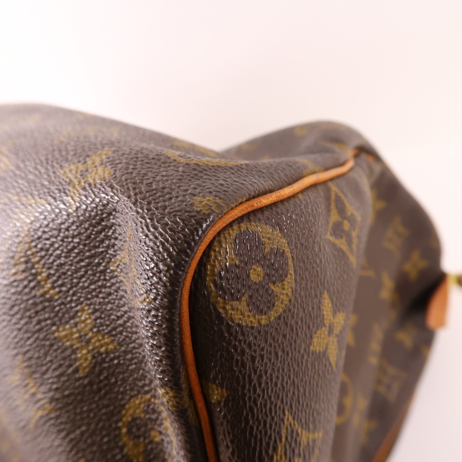 LOUIS VUITTON LV GHW Speedy 35 Hand Bag M41107 Monogram Brown