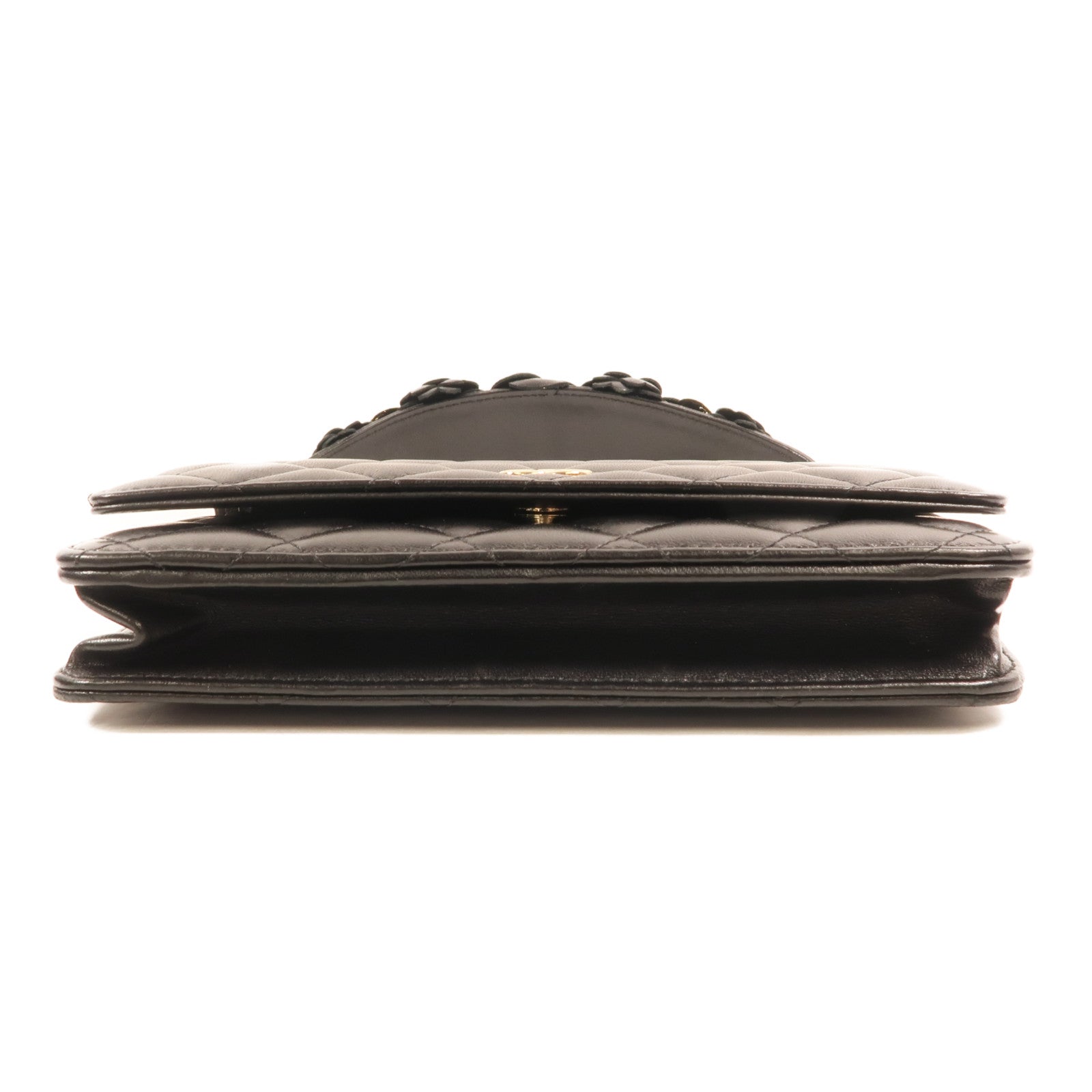 CHANEL 羊皮皮革WOC Wallet On Chain金扣鏈帶肩背袋
