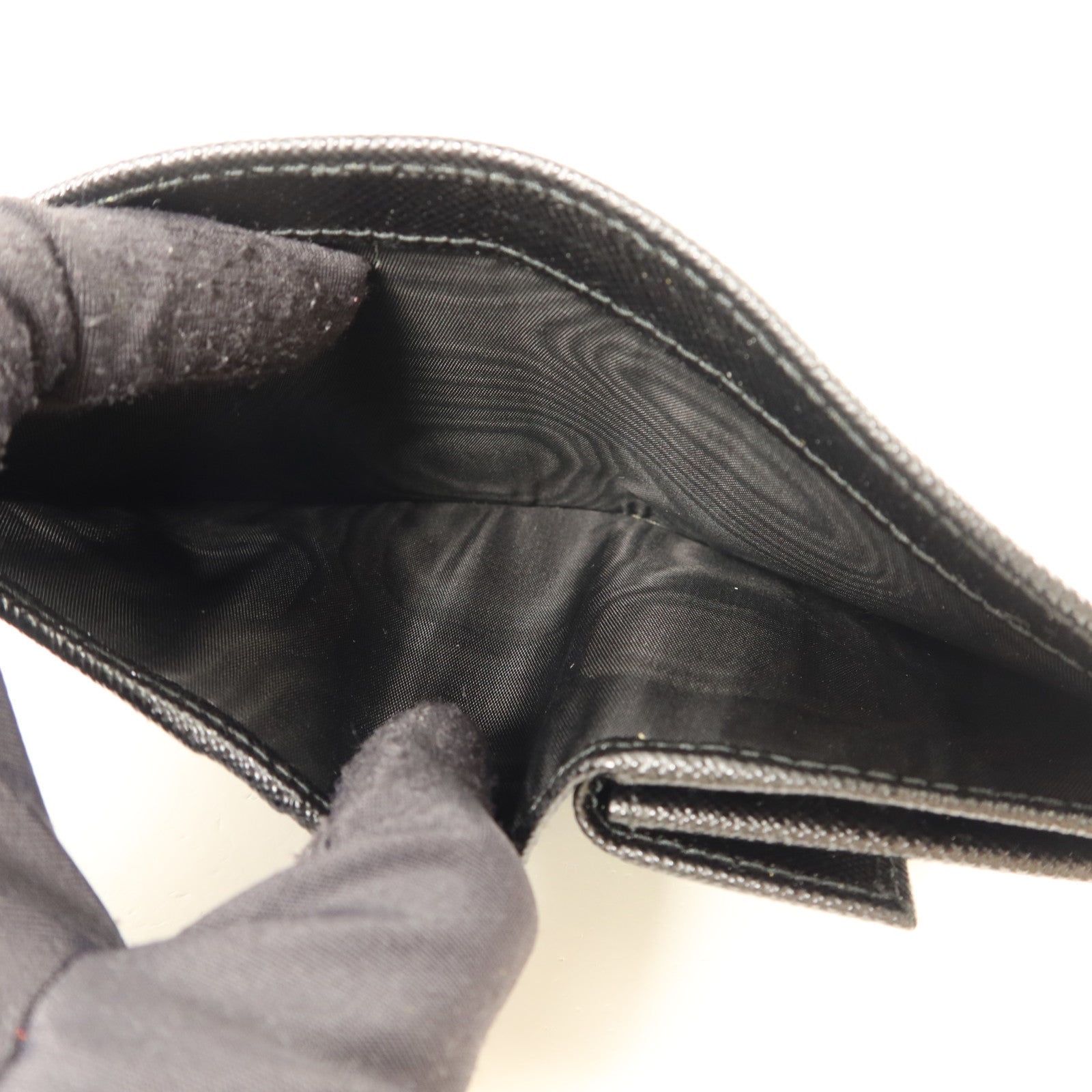 PRADA Saffiano皮革Small Bifold Wallet錢包