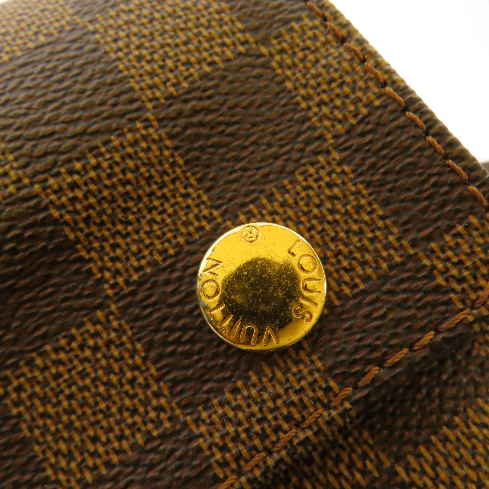 LOUIS VUITTON Damier Naviglio金扣肩背袋