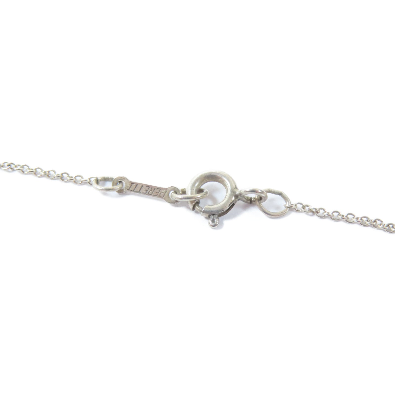 TIFFANY＆CO 925純銀Bean Necklace項鍊#42cm