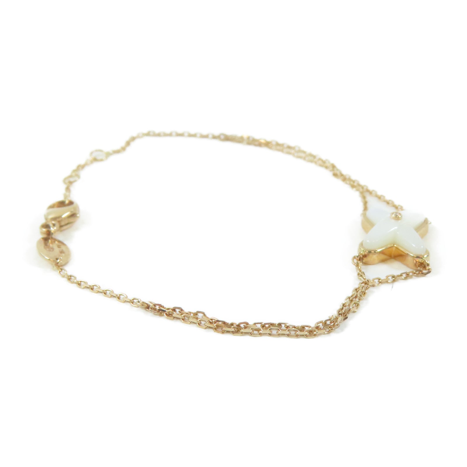 Chaumet 18K玫瑰金Jeux de Liens Bracelet手鏈#16.5cm