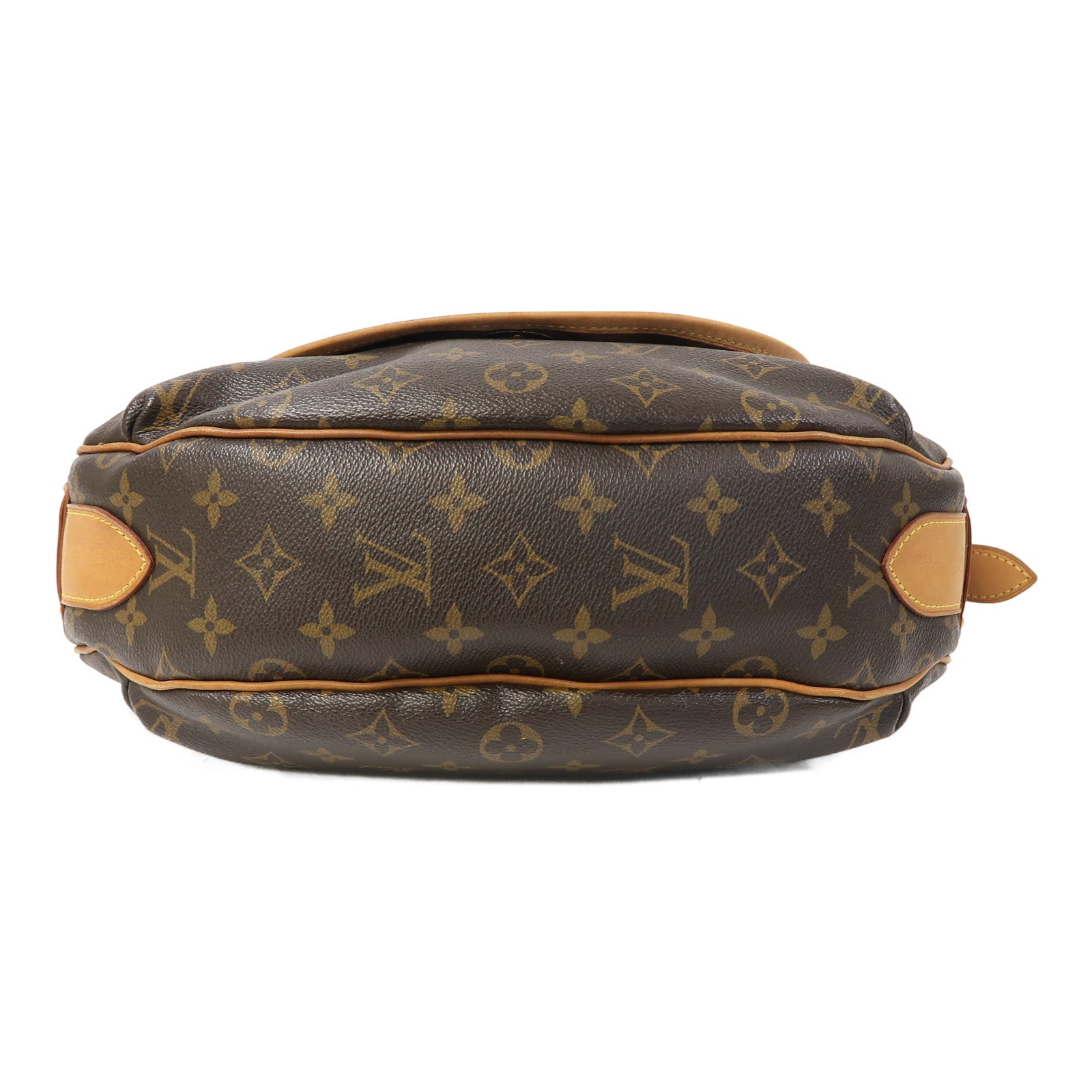 LOUIS VUITTON Monogram Tulum GM金扣肩背袋啡色