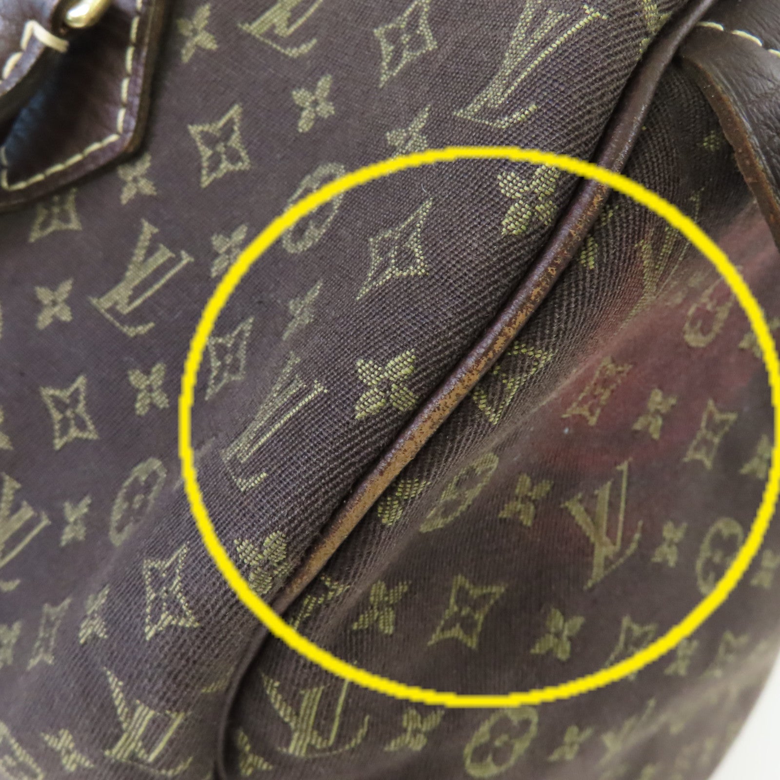LOUIS VUITTON Monogram Mini Speedy 30 Handbag金扣手挽袋啡色