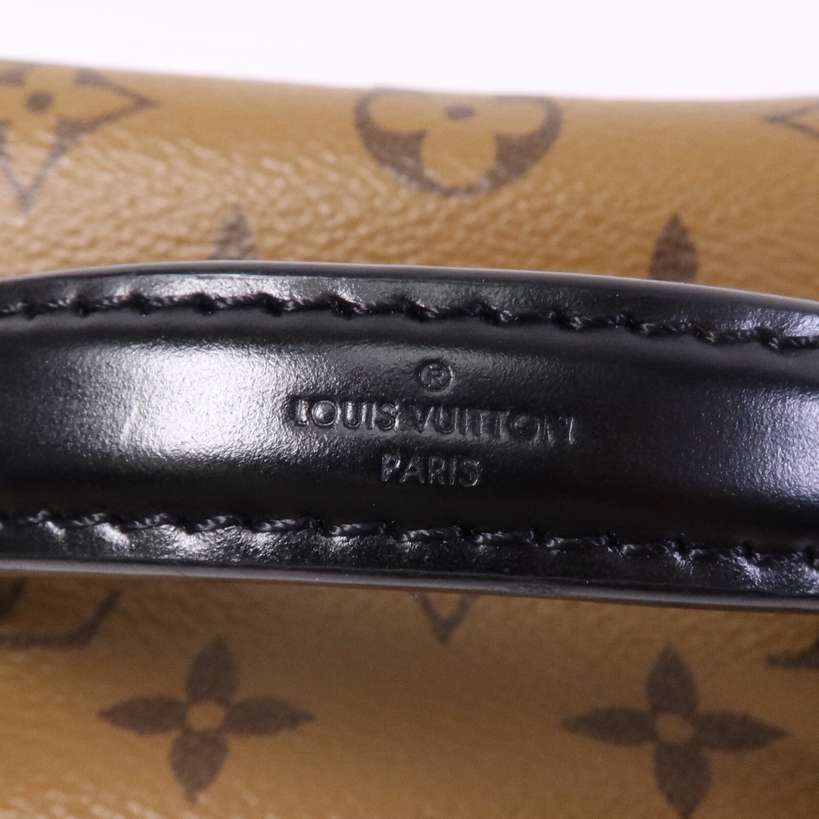 LOUIS VUITTON Monogram Reverse Vanity PM金扣手挽肩背兩用袋