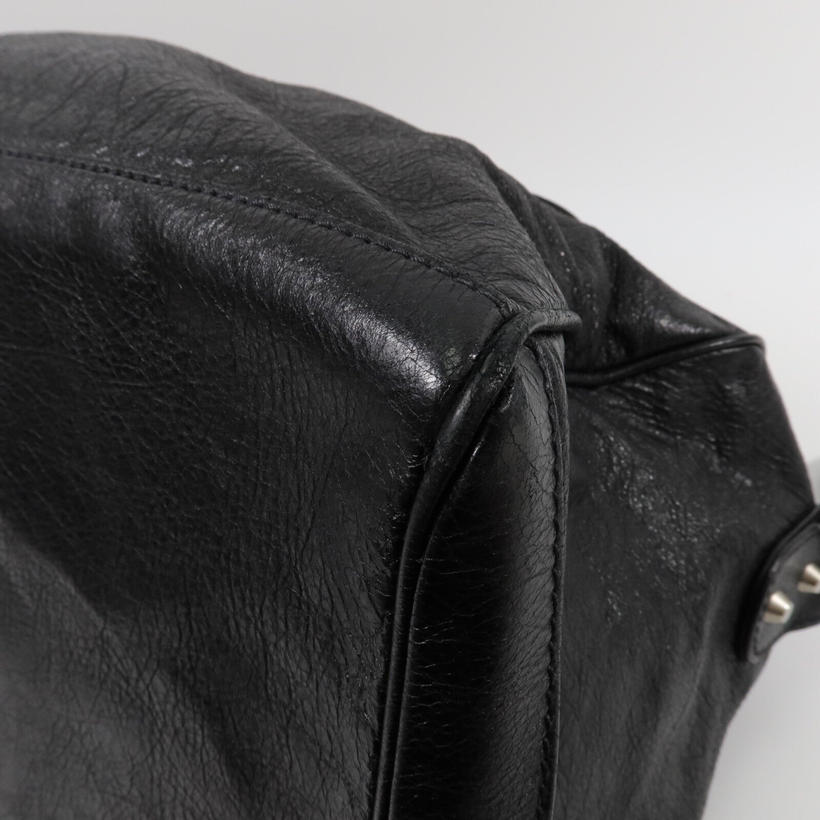 BALENCIAGA 羊皮皮革Squash M Duffle手挽肩背兩用袋