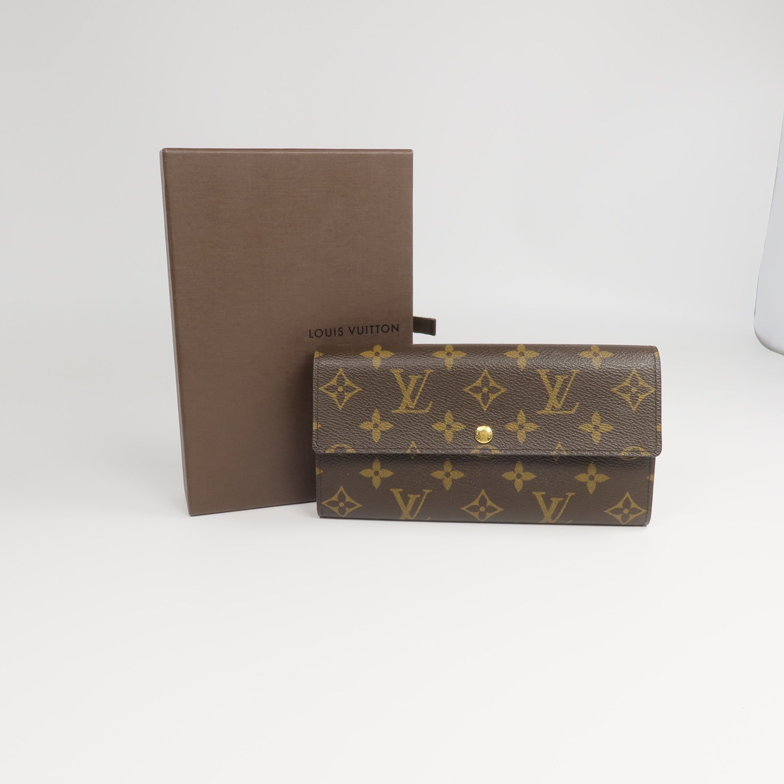 LOUIS VUITTON Monogram Portefeuille Sarah長錢包