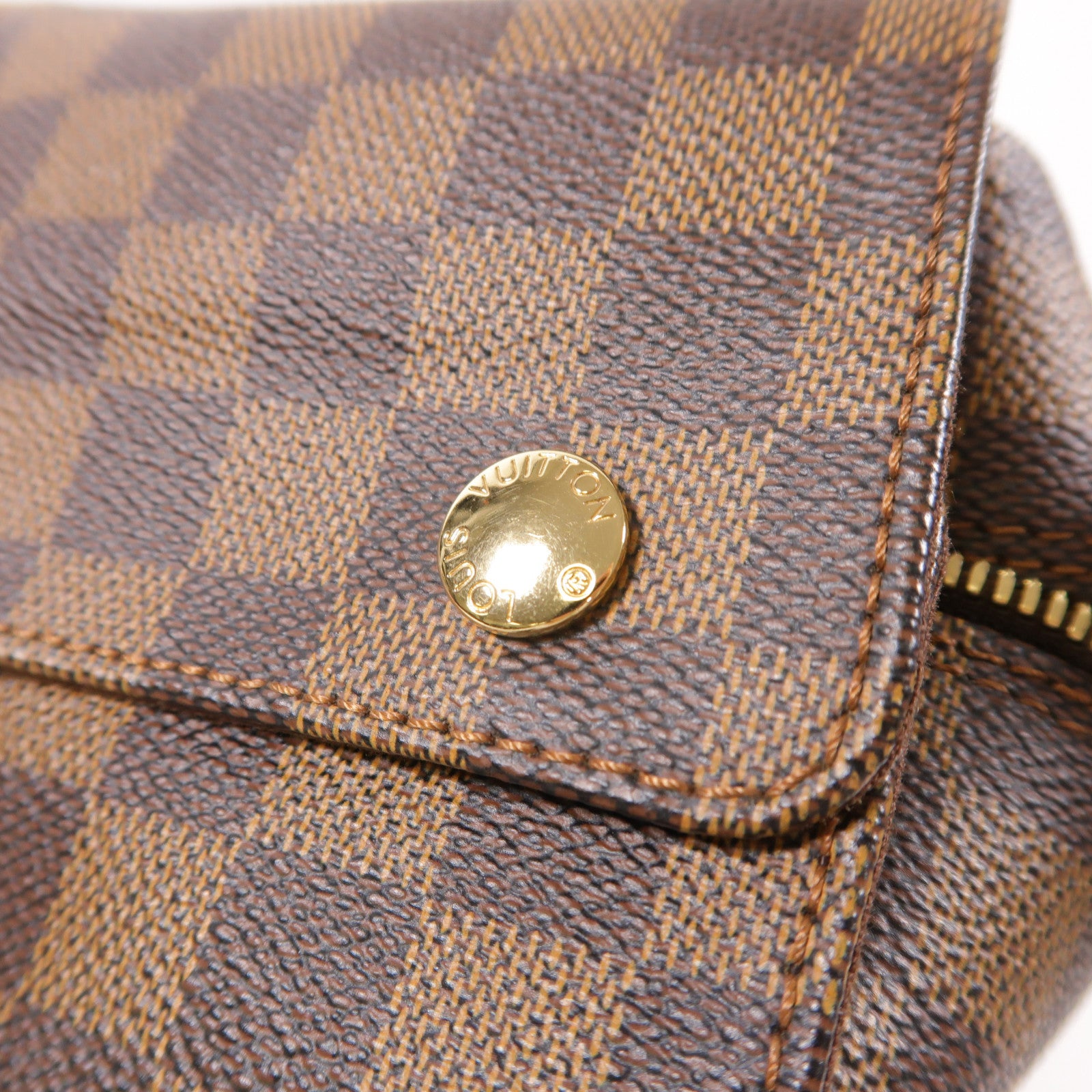 LOUIS VUITTON Damier Naviglio金扣肩背袋