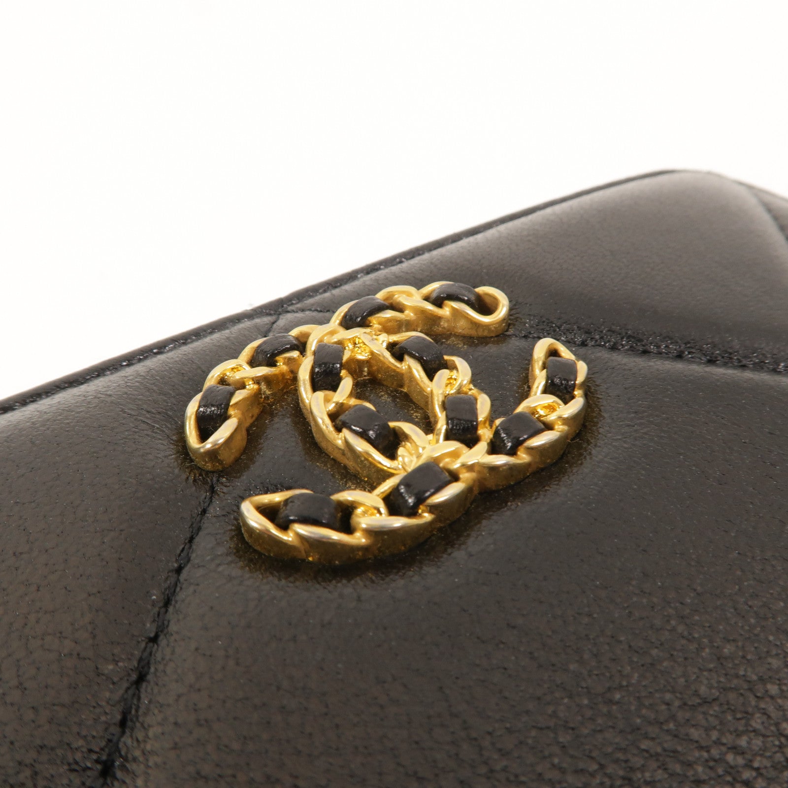 CHANEL 羊皮皮革19 Small Zipped Wallet長錢包