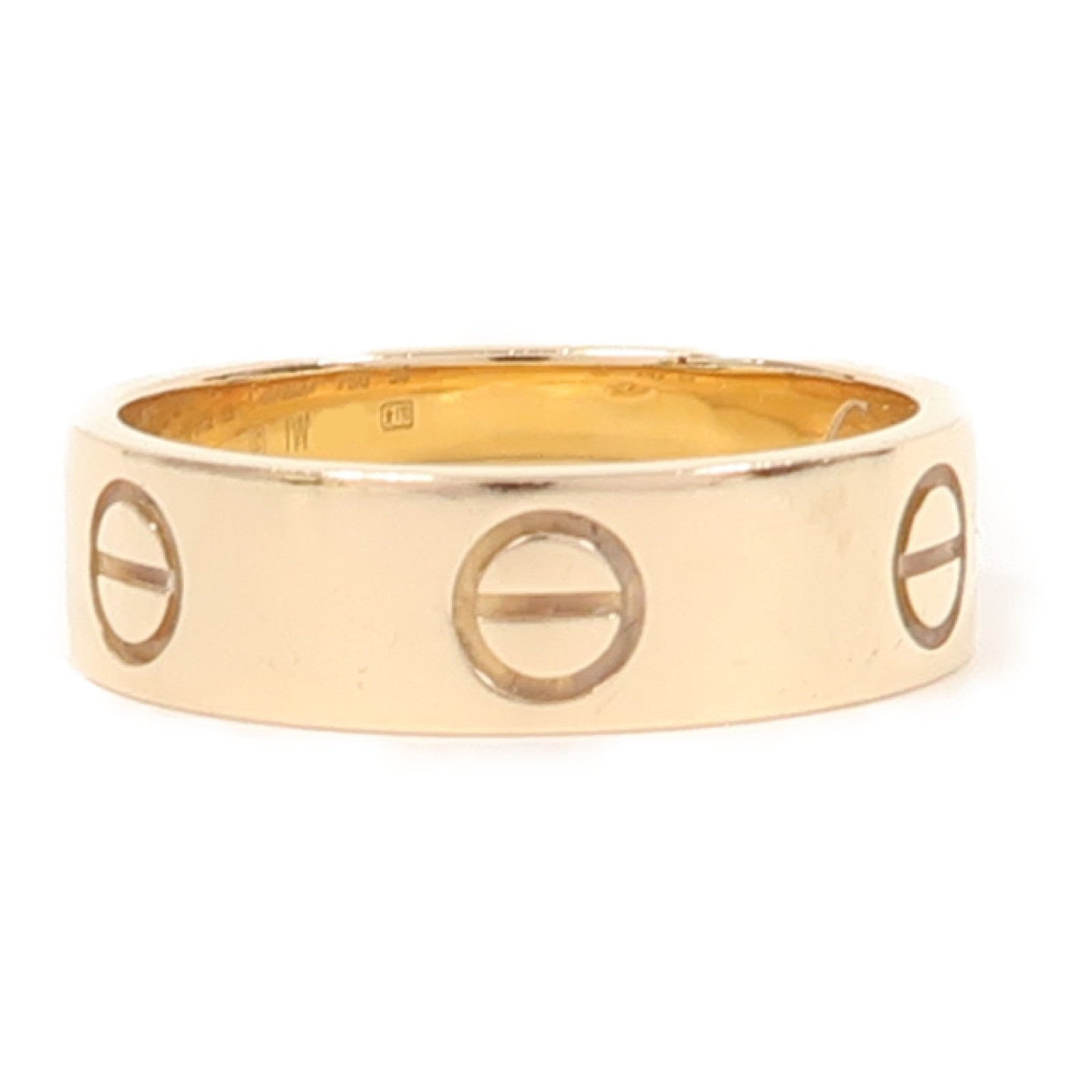 CARTIER 18K玫瑰金Love Ring戒指US#7/Cartier#54