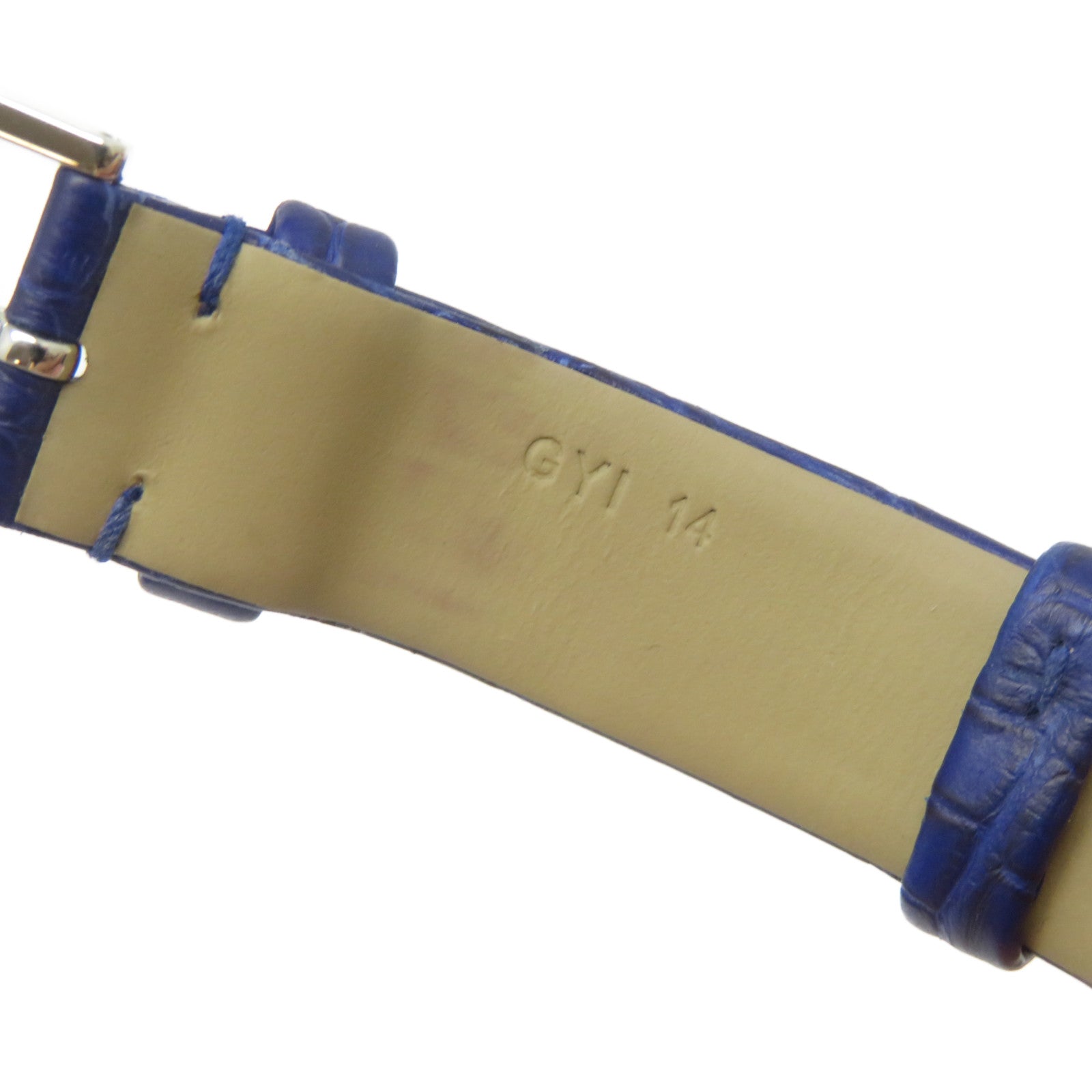 PIAGET Possession Watch不鏽鋼/鱷魚皮革帶手錶石英機芯銀色