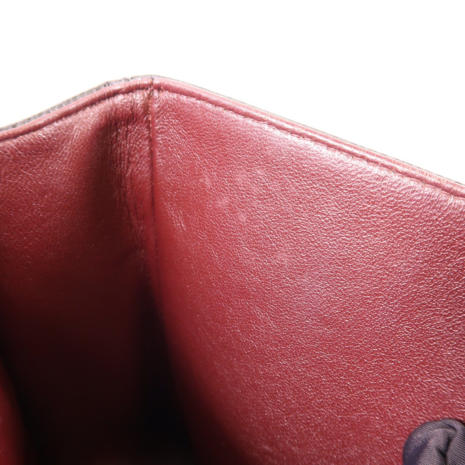 CHANEL 牛皮皮革Large Classic銀扣鏈帶肩背袋