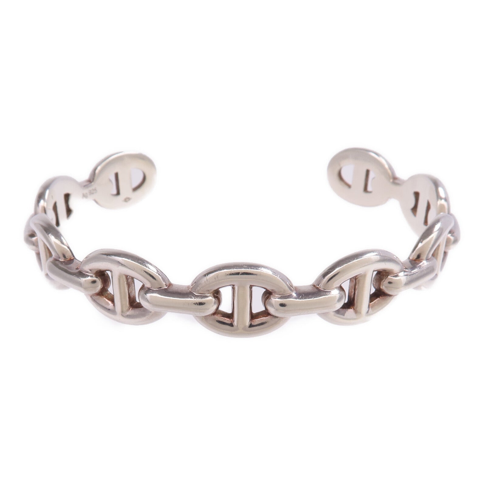HERMES 925純銀Chaine D'ancre Enchainee Bracelet手鐲