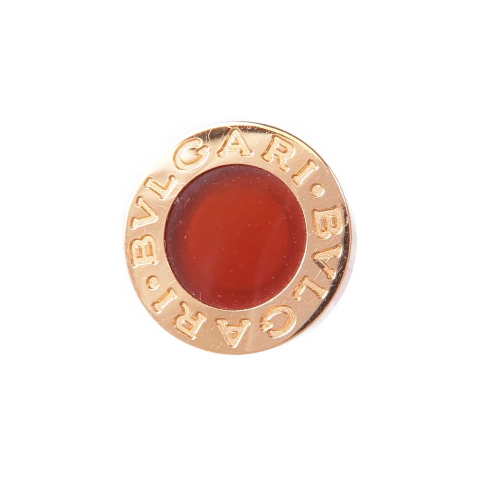 BVLGARI 18K玫瑰金Bvlgari Bvlgari Single Earring紅玉髓耳環