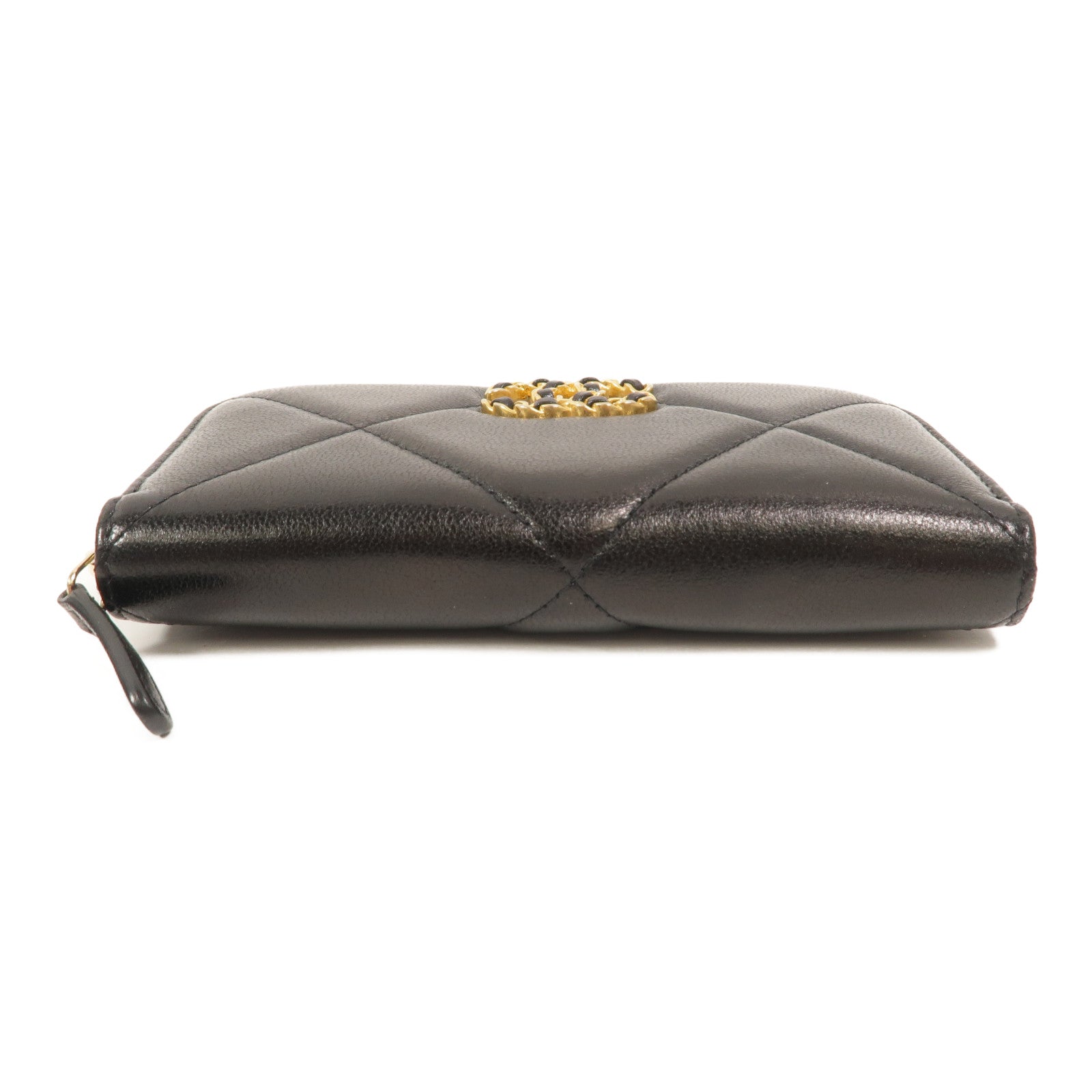 CHANEL 羊皮皮革19 Small Zipped Wallet長錢包