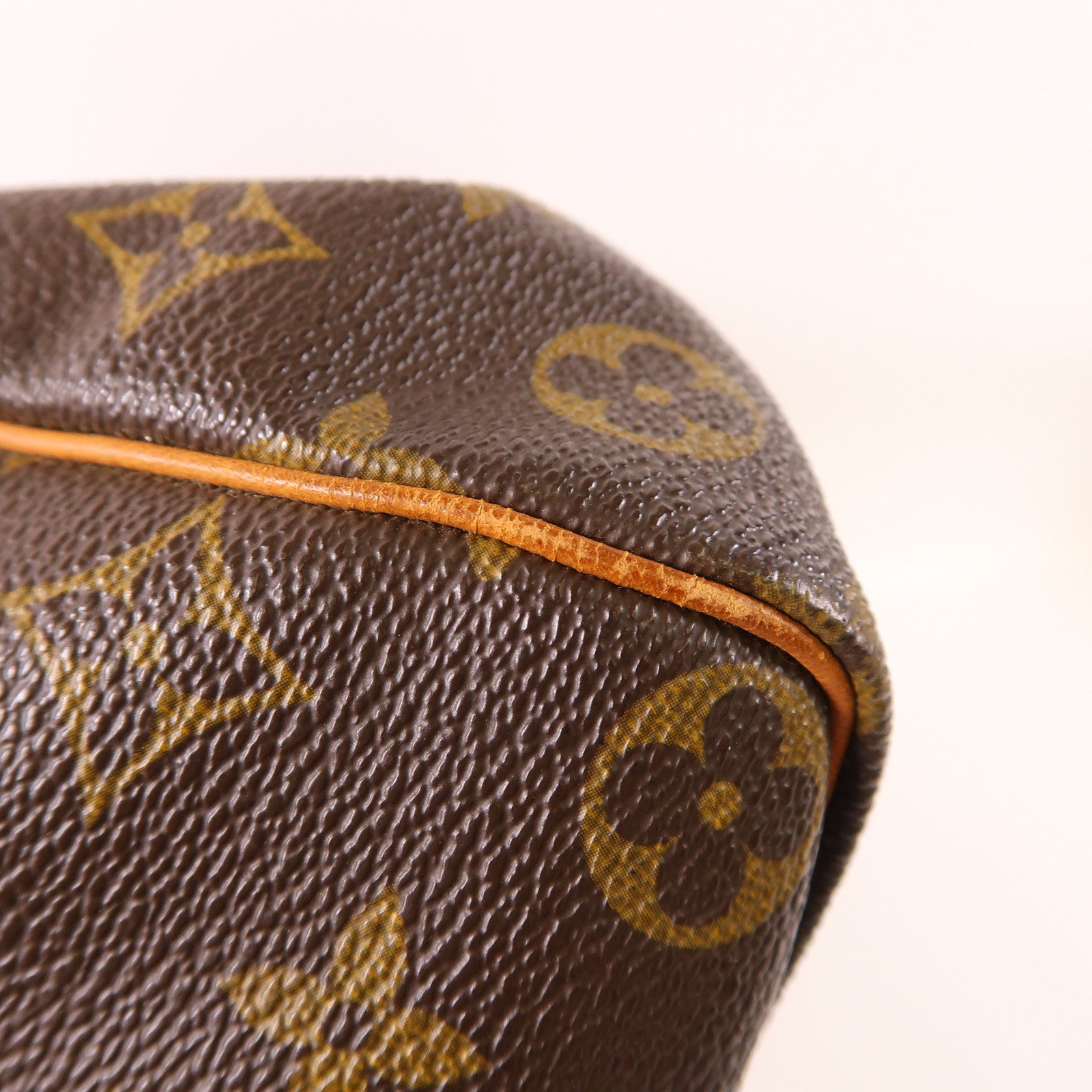 LOUIS VUITTON LV GHW Speedy 35 Hand Bag M41107 Monogram Brown