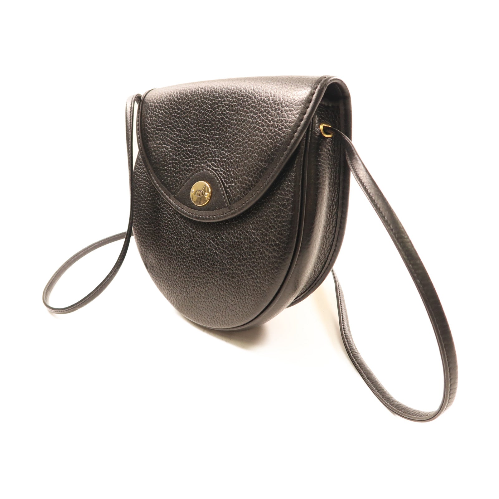 Dior 牛皮皮革Vintage Shoulder Bag金扣肩背袋