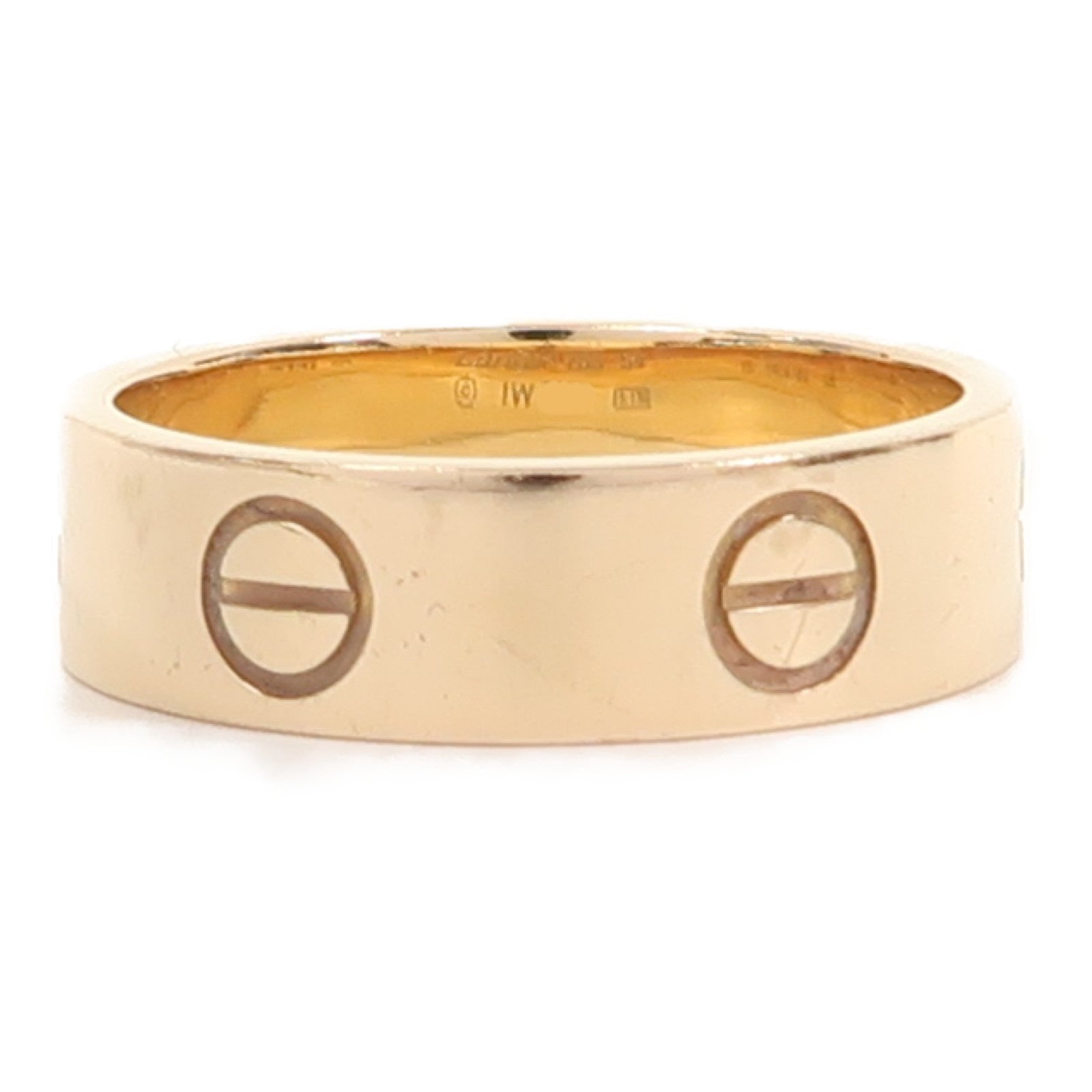CARTIER 18K玫瑰金Love Ring戒指US#7/Cartier#54