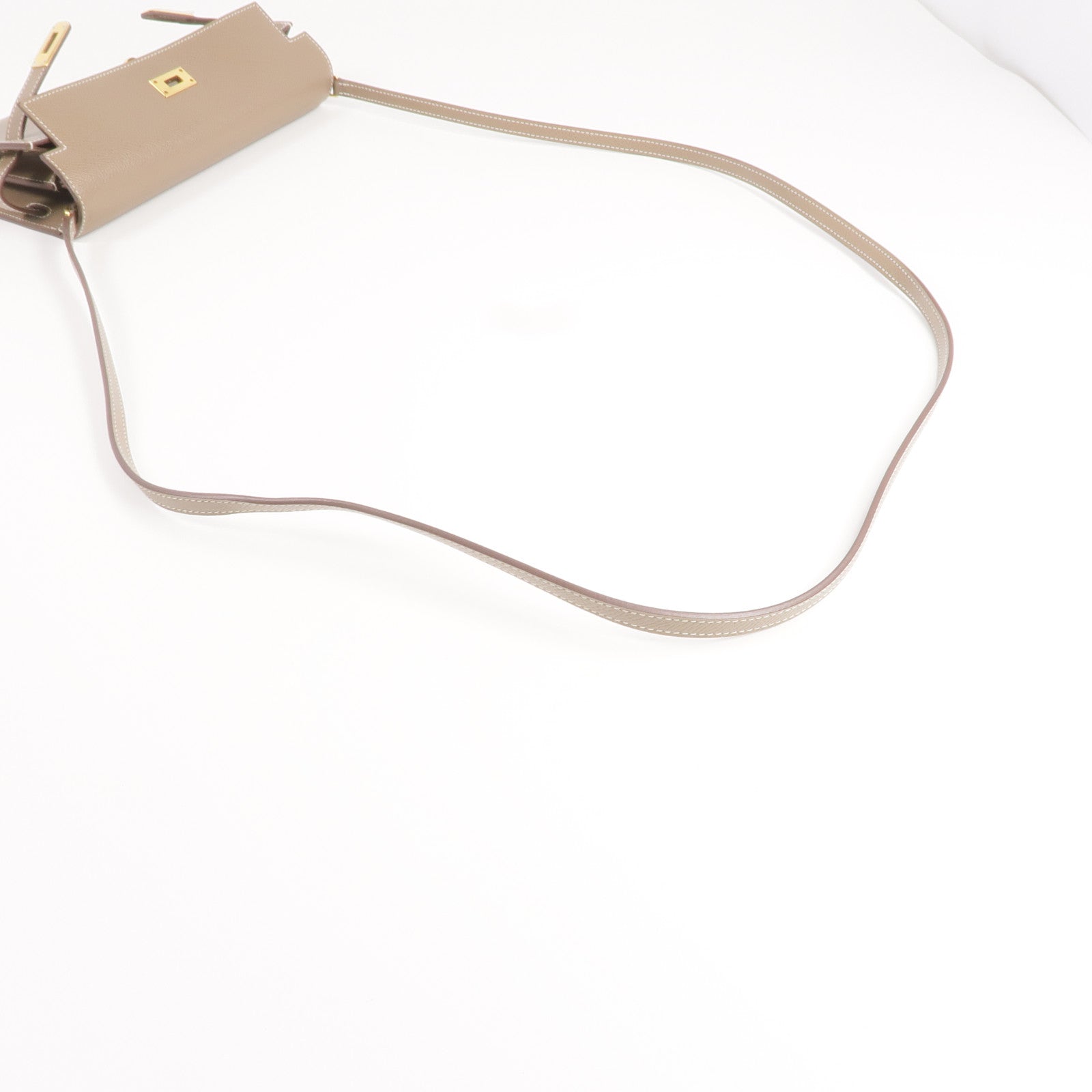 HERMES Epsom皮革Kelly To Go金扣肩背袋