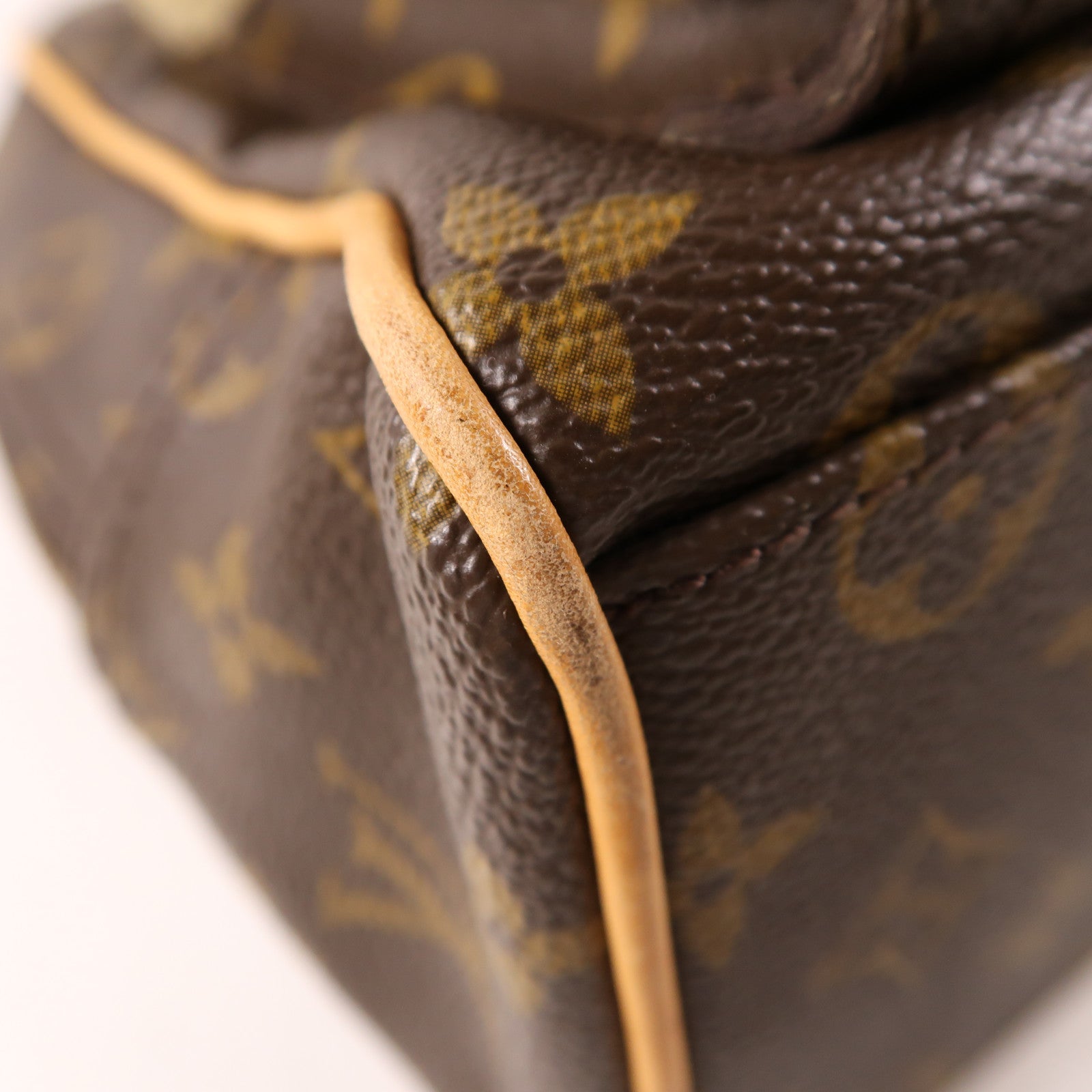 LOUIS VUITTON Monogram Manhattan PM手挽袋棕色