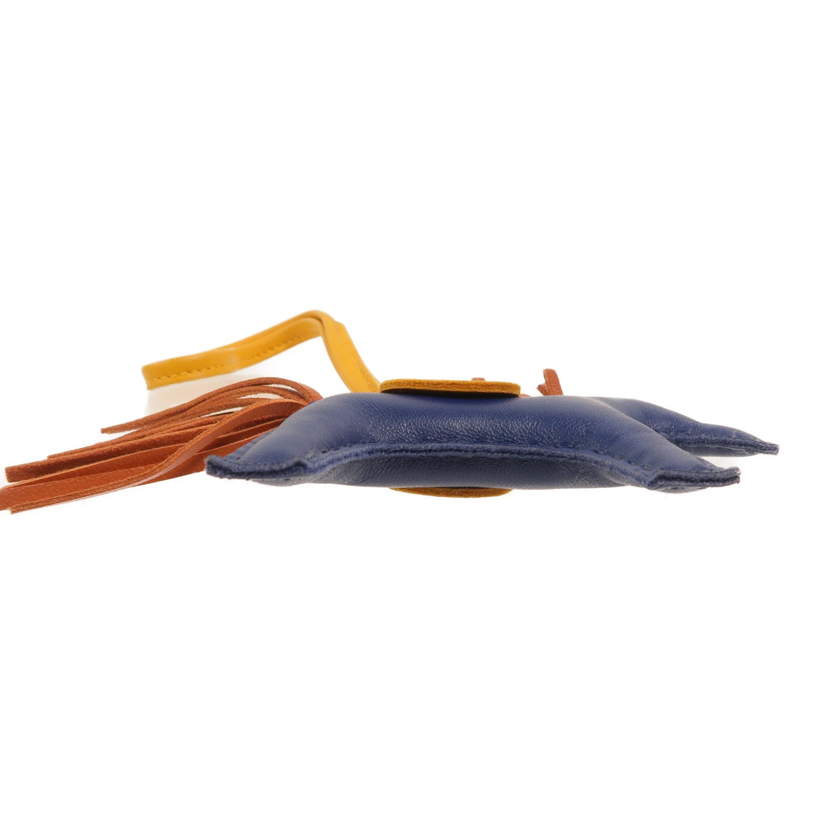 HERMES Milo/Swift皮革Rodeo PM掛飾Bleu de Malte