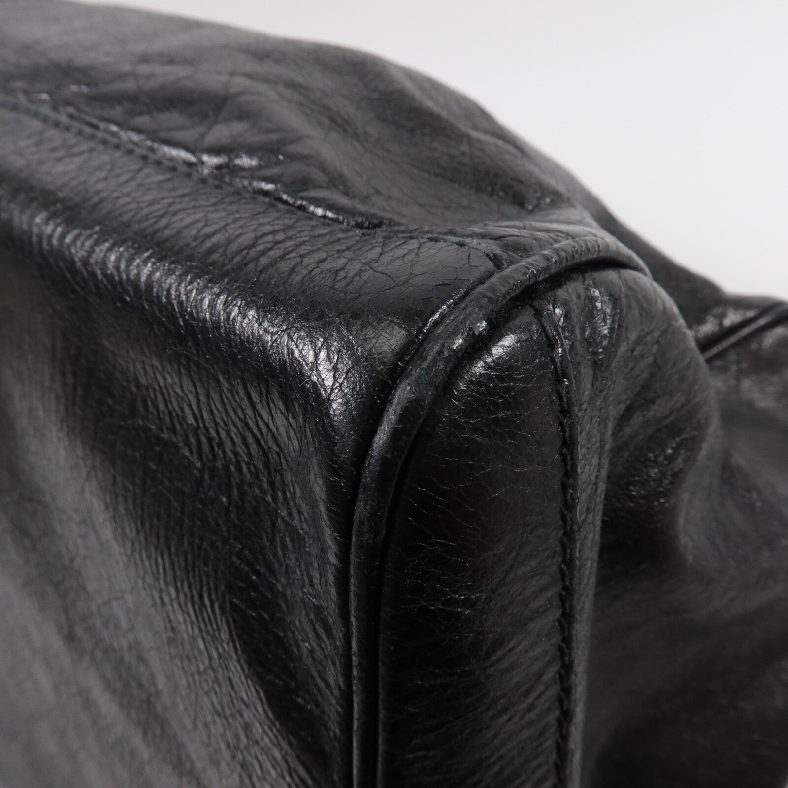 BALENCIAGA 羊皮皮革Squash M Duffle手挽肩背兩用袋