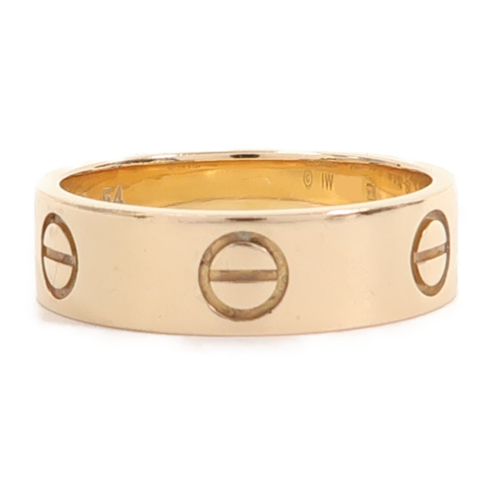 CARTIER 18K玫瑰金Love Ring戒指US#7/Cartier#54
