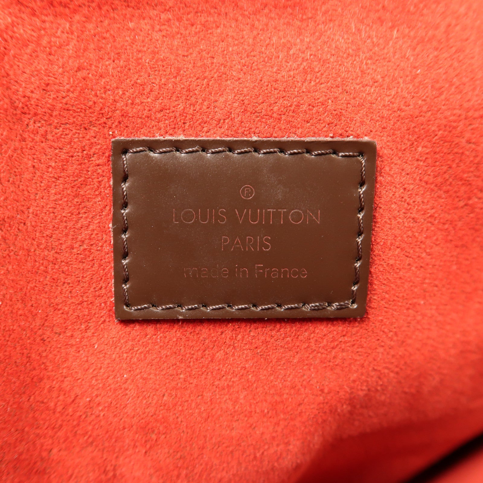LOUIS VUITTON Damier Trevi金扣手挽肩背兩用袋