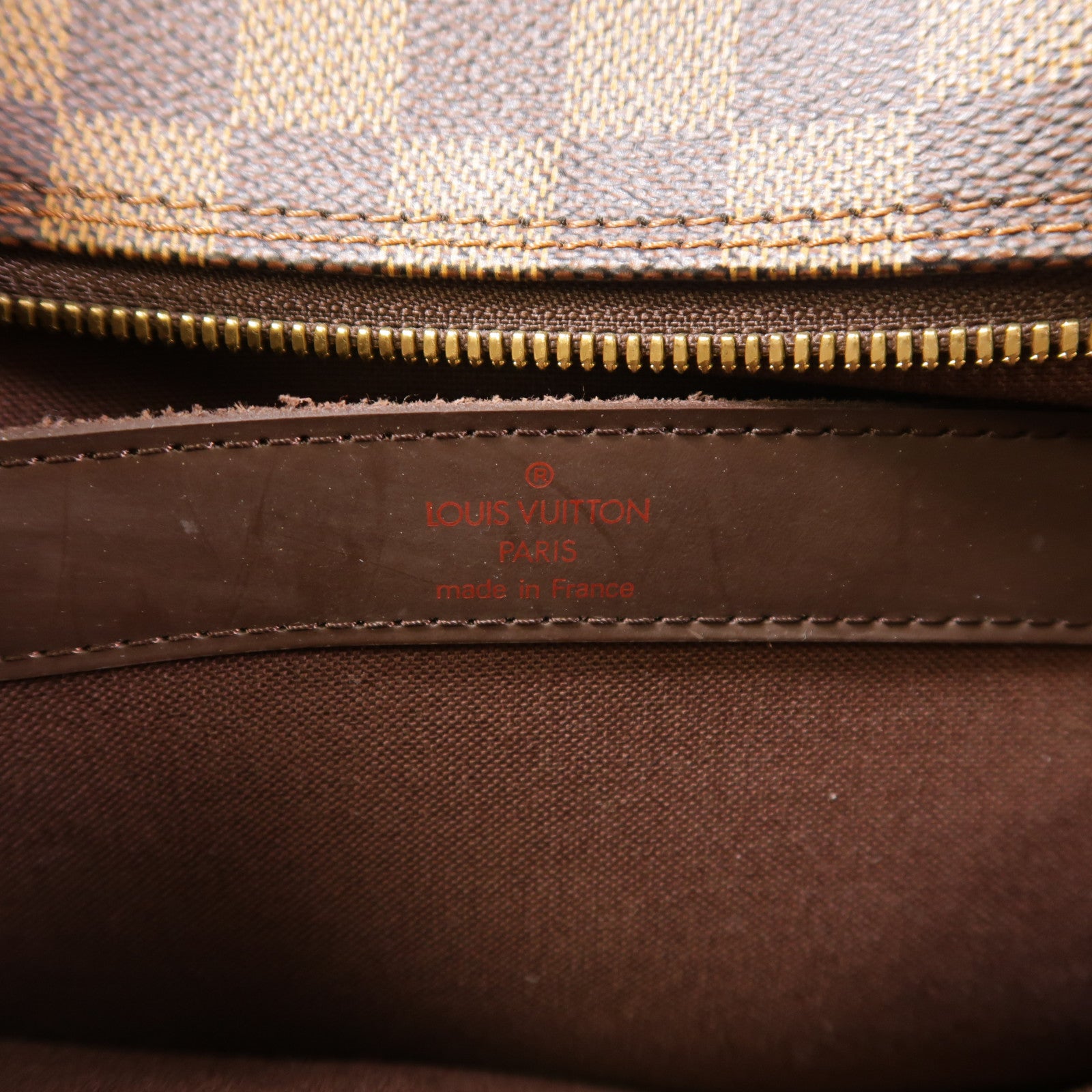 LOUIS VUITTON Damier Naviglio金扣肩背袋