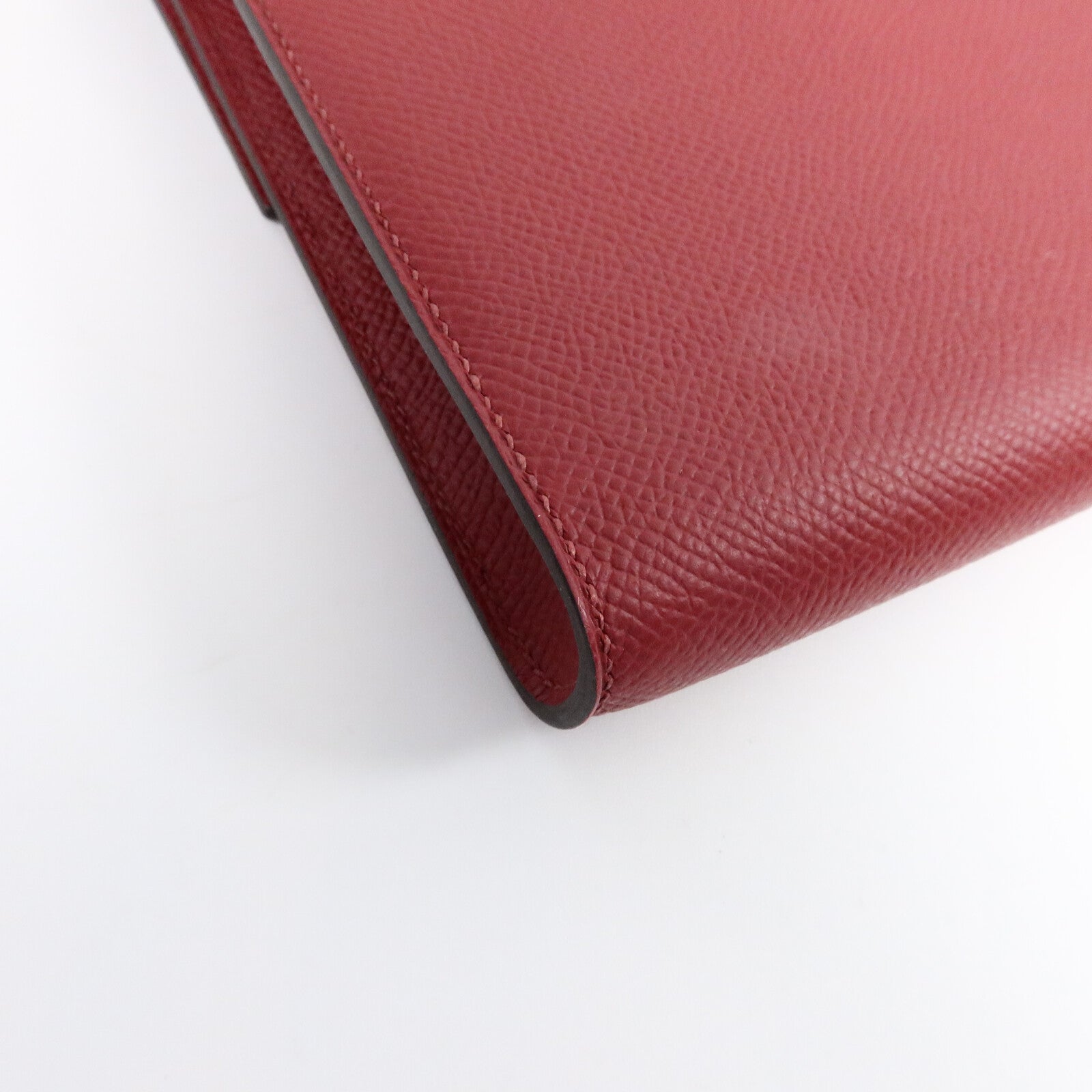 HERMES EpsomClic 16肩背袋Rouge Casaque