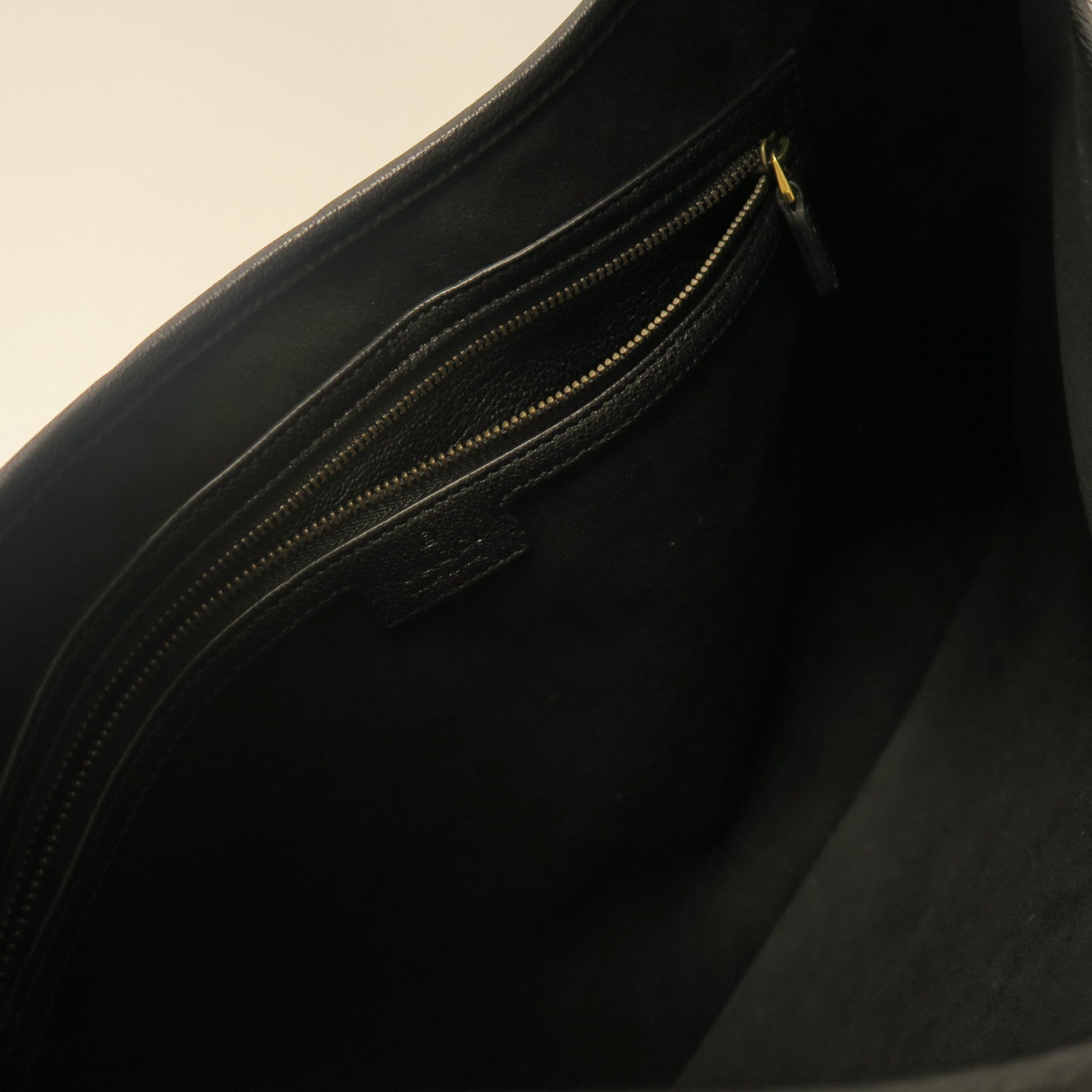 GUCCI 【激減優惠】牛皮皮革Shoulder Bag金扣手挽肩背兩用袋黑色