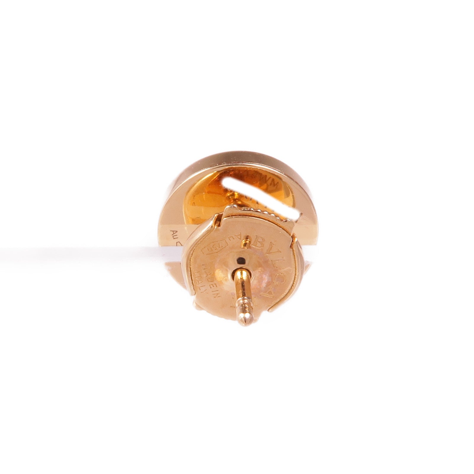 BVLGARI 18K玫瑰金Bvlgari Bvlgari Single Earring紅玉髓耳環