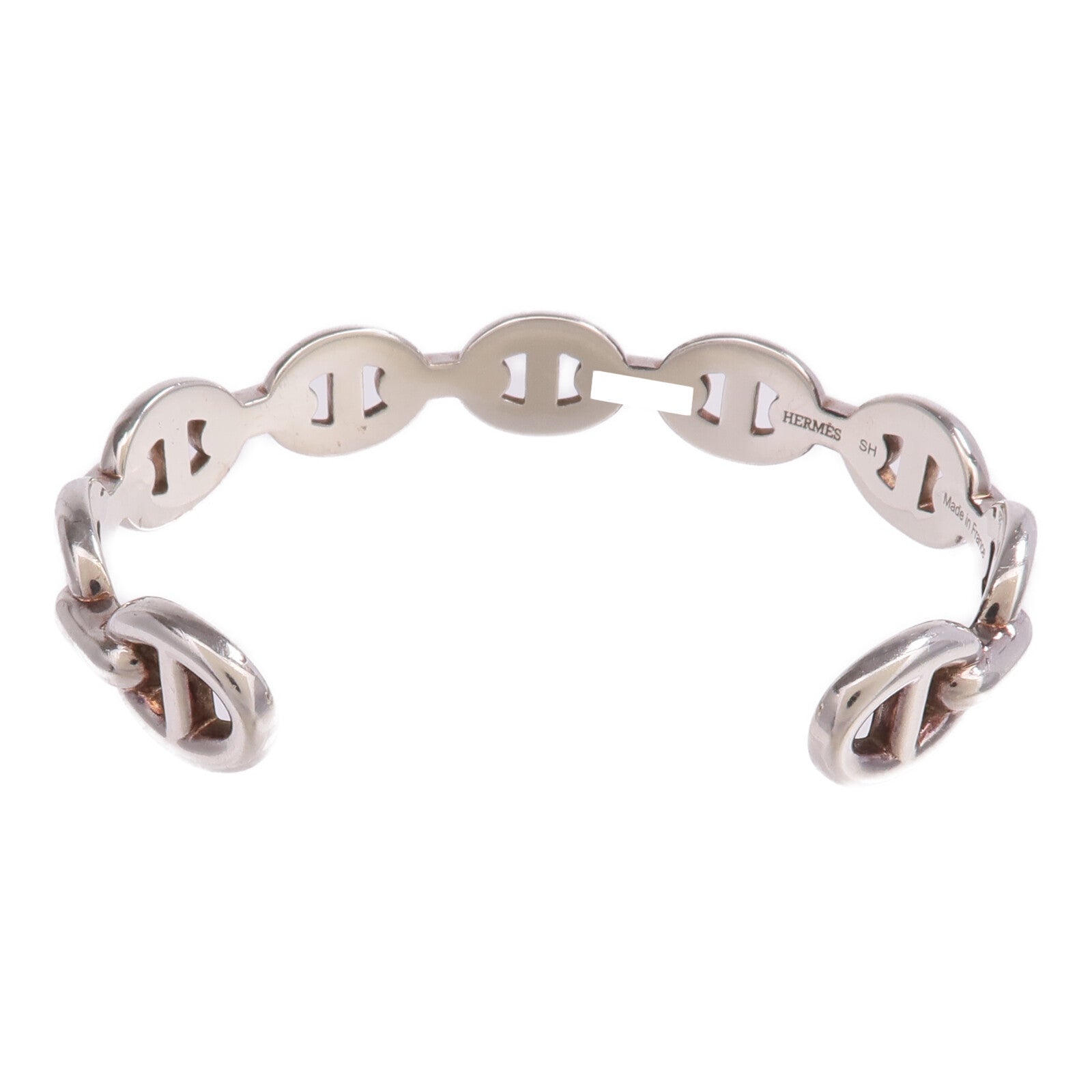 HERMES 925純銀Chaine D'ancre Enchainee Bracelet手鐲