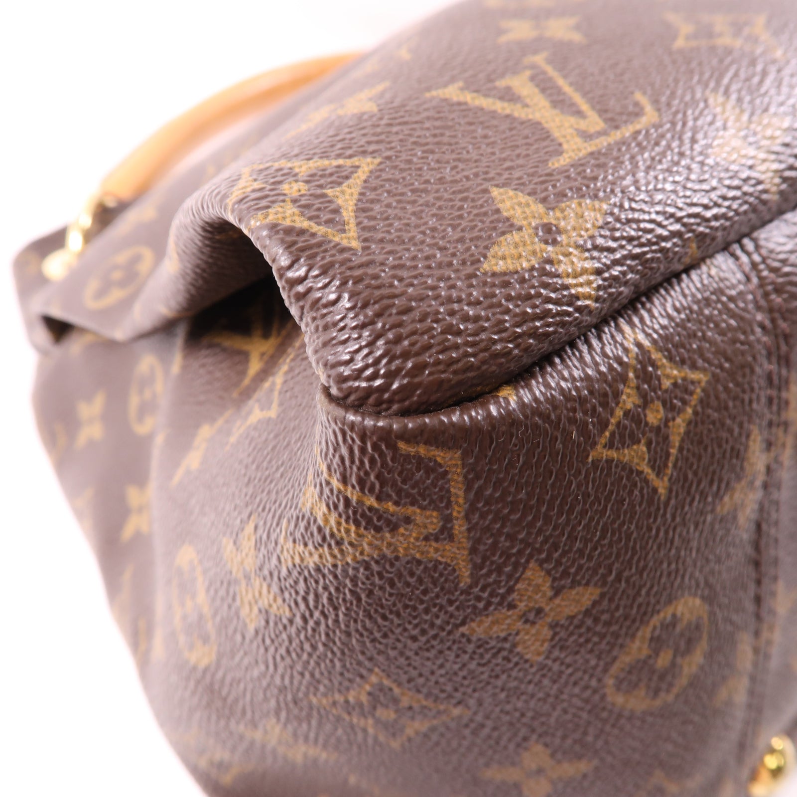 LOUIS VUITTON Monogram Artsy MM金扣肩背袋棕色