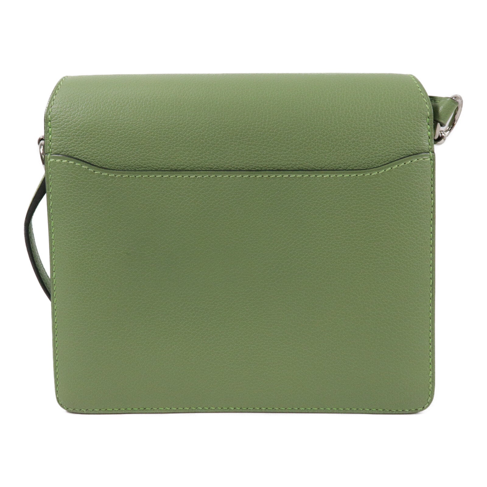HERMES Evercolor皮革Mini Roulis肩背袋Vert Criguet