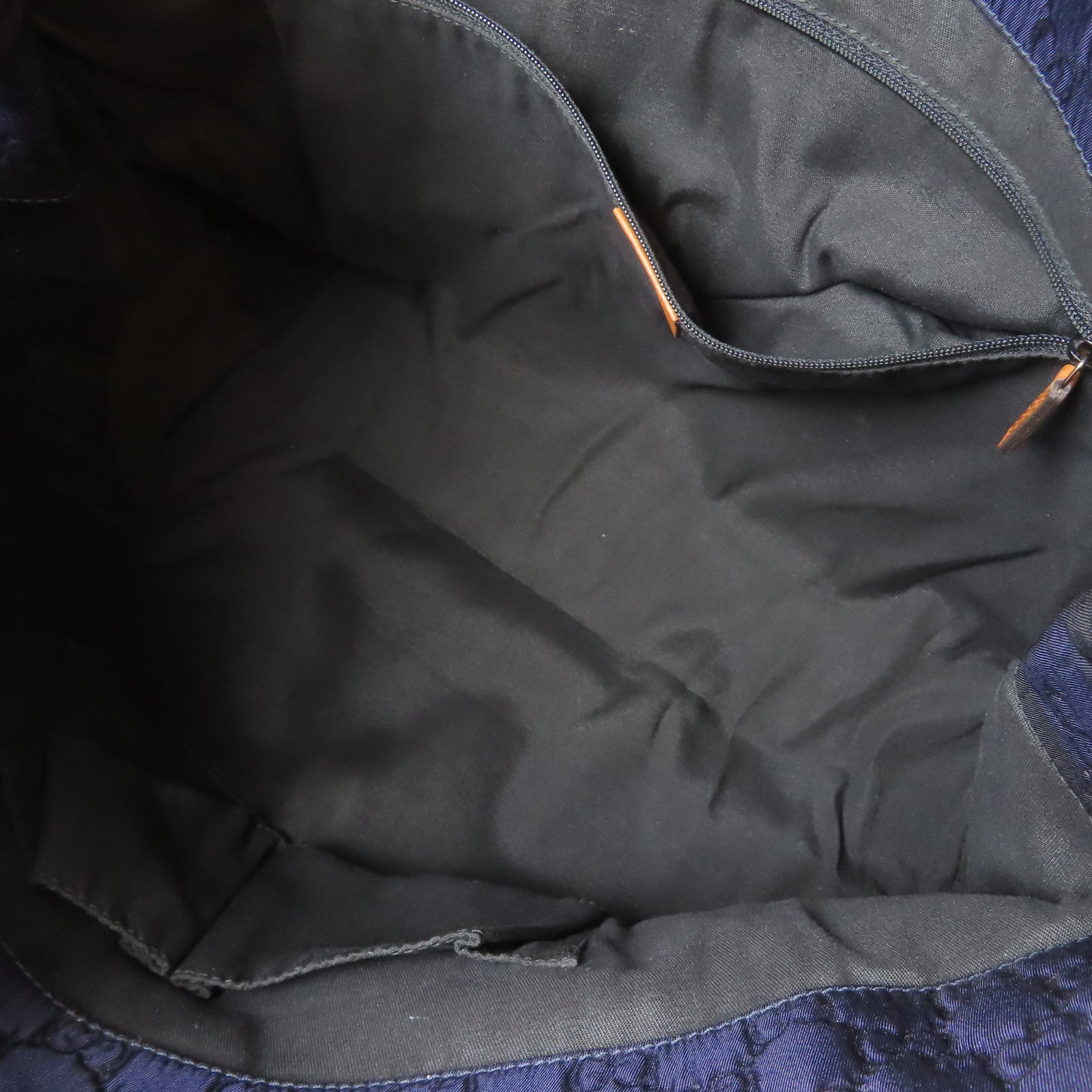 GUCCI 尼龍Guccissima Medium Tote手挽袋深藍色