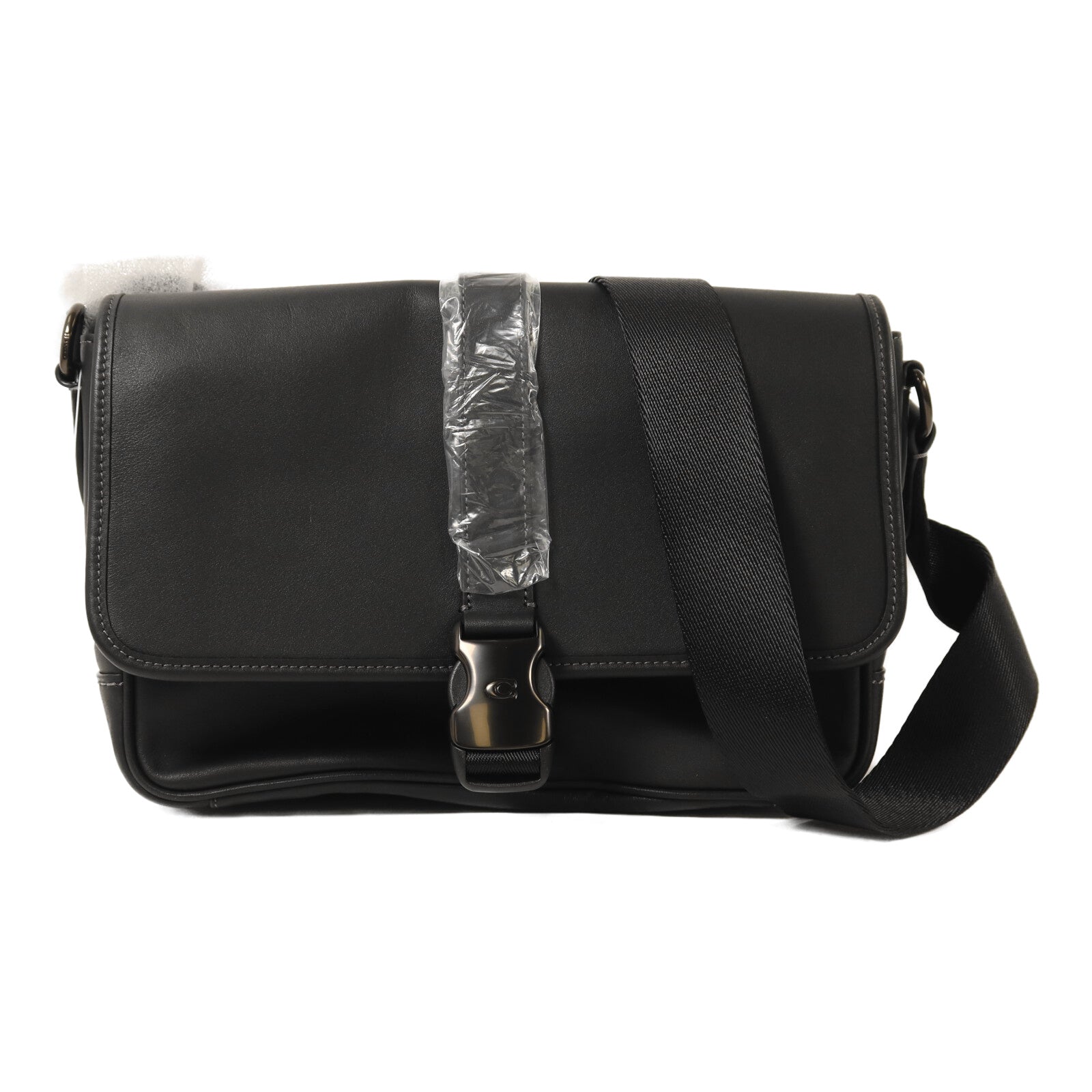 COACH 牛皮皮革League Messenger Bag肩背袋