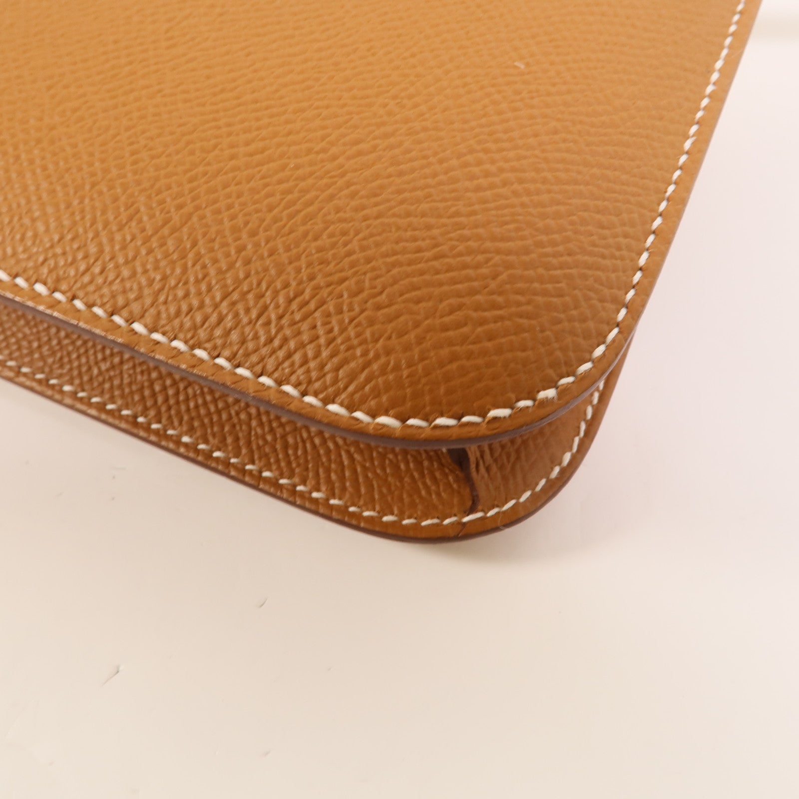 HERMES Epsom皮革Constance Elan肩背袋Gold
