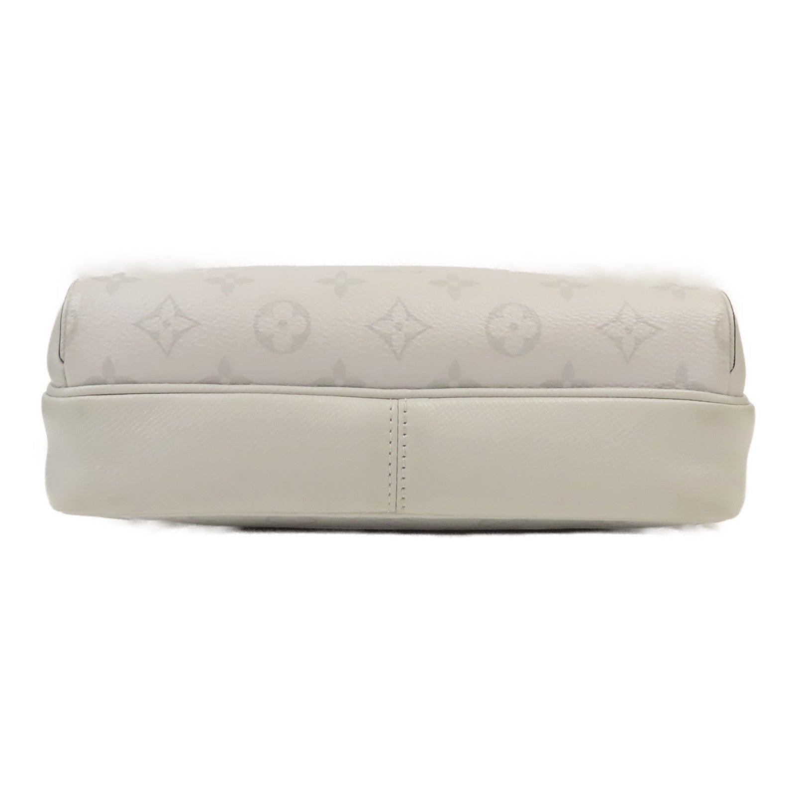 LOUIS VUITTON 牛皮皮革Bum Bag Outdoor銀扣肩背袋灰色