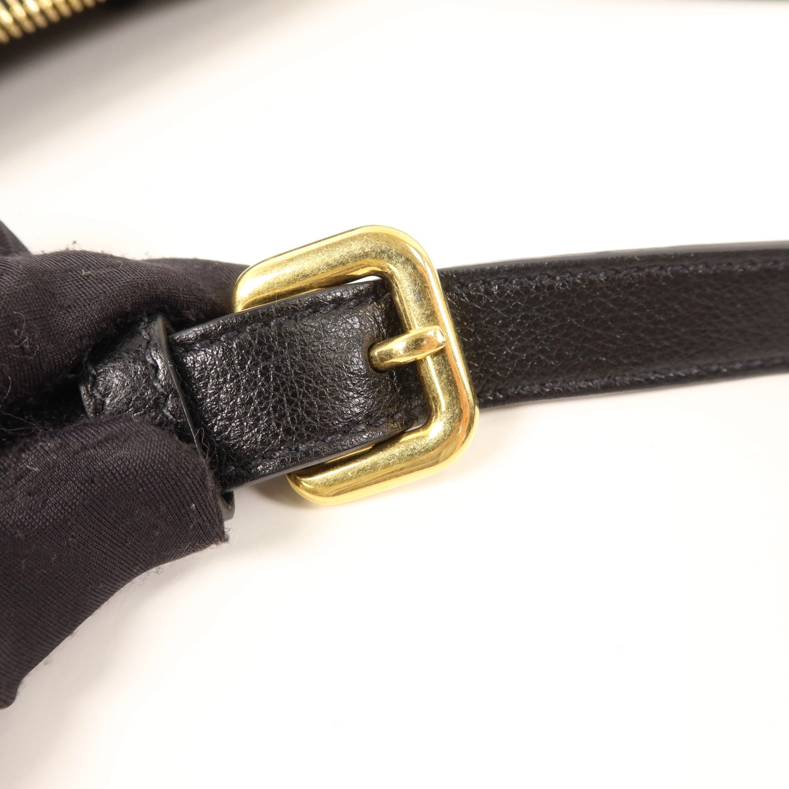 PRADA 牛皮皮革2 Way Shoulder金扣手挽肩背兩用袋