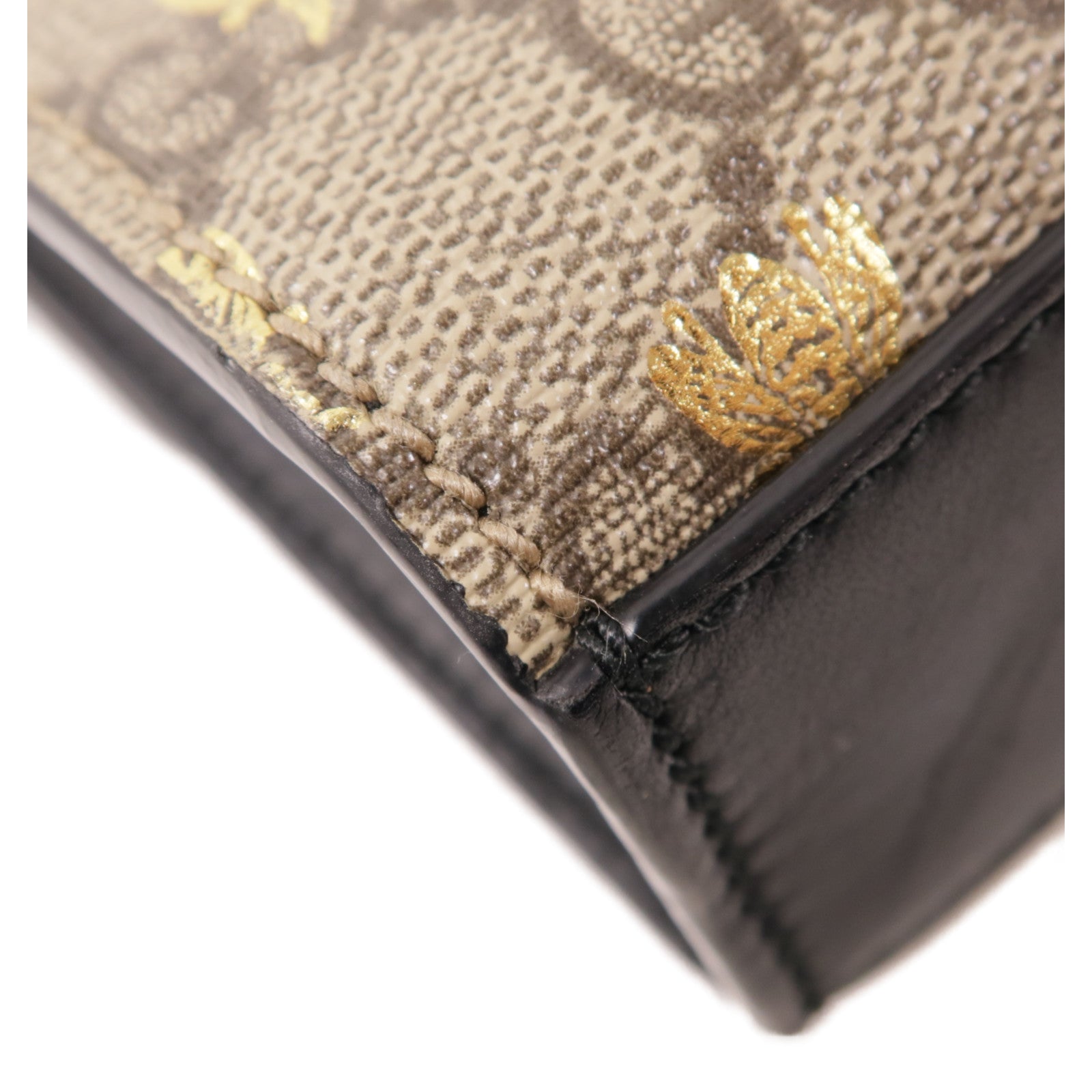 GUCCI 塗層帆布Padlock金扣鏈帶肩背袋