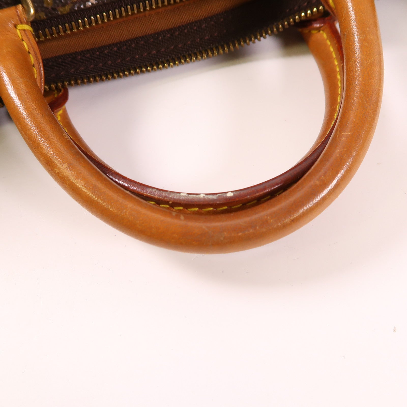 LOUIS VUITTON LV GHW Speedy 35 Hand Bag M41107 Monogram Brown