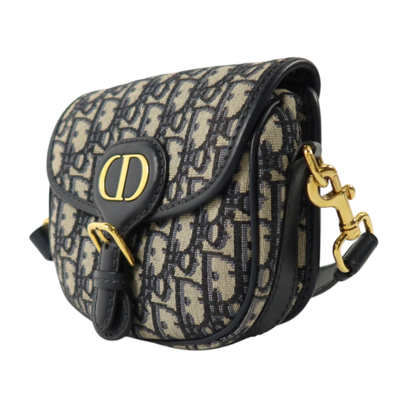 Dior 【激減優惠】Oblique帆布Mini Bobby金扣肩背袋
