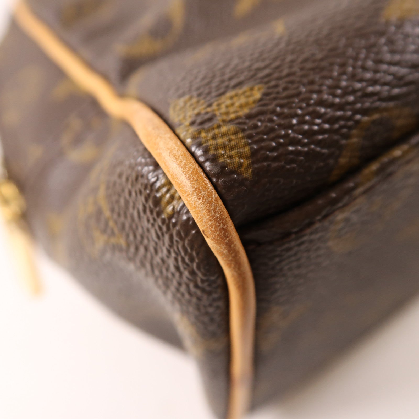 LOUIS VUITTON Monogram Manhattan PM手挽袋棕色