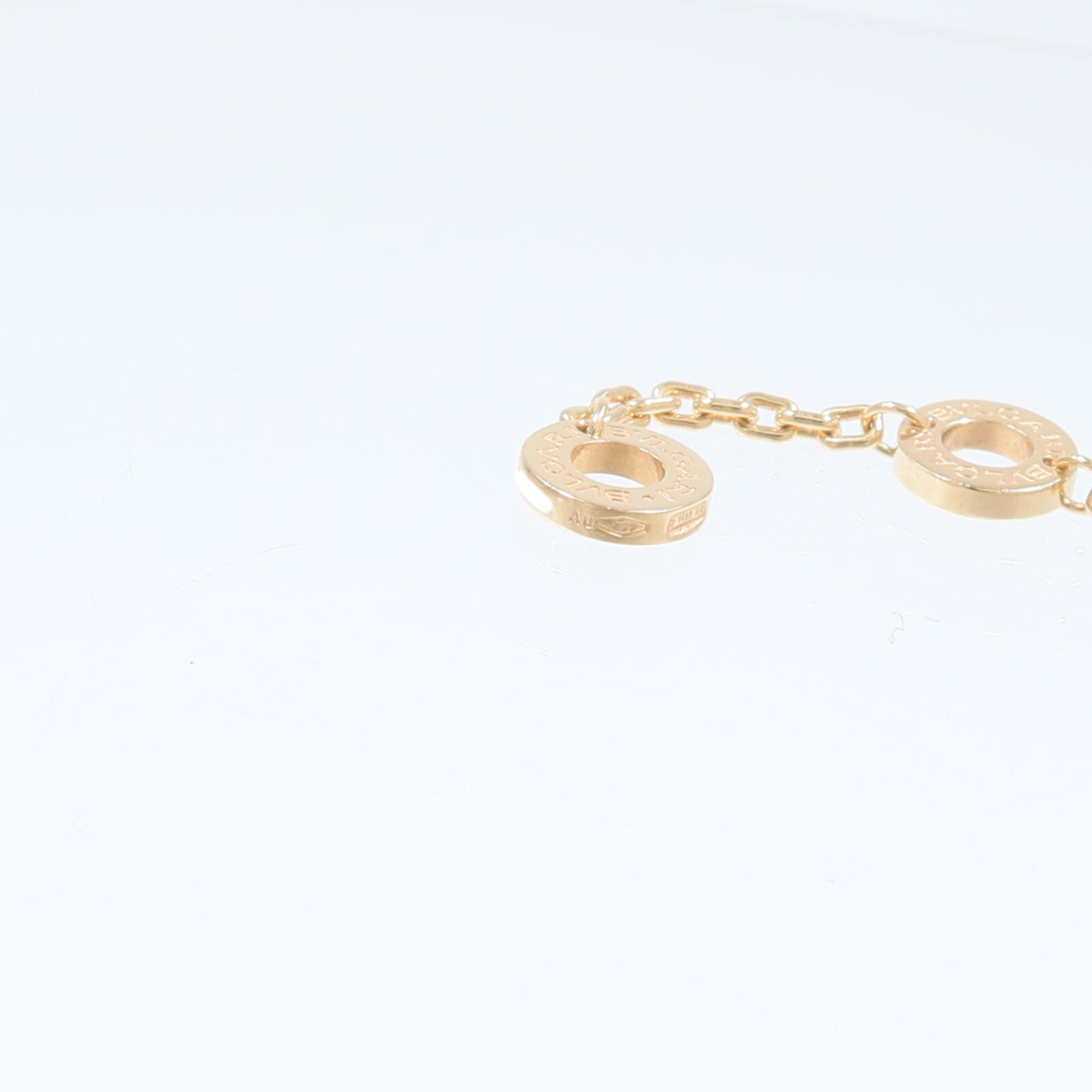 BVLGARI 18K玫瑰金Serpenti Viper鑽石項鍊