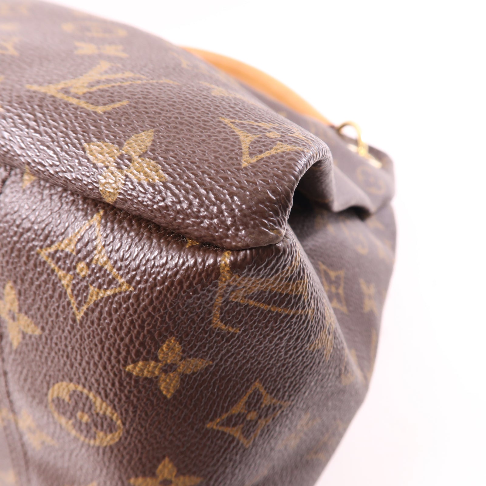 LOUIS VUITTON Monogram Artsy MM金扣肩背袋棕色