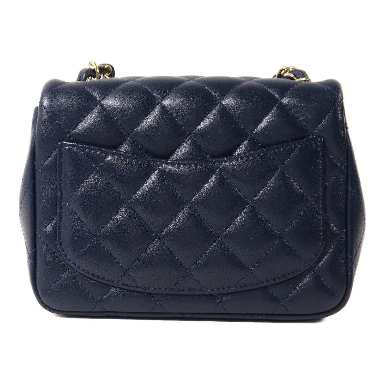CHANEL 羊皮皮革Mini Classic 17鏈帶肩背袋