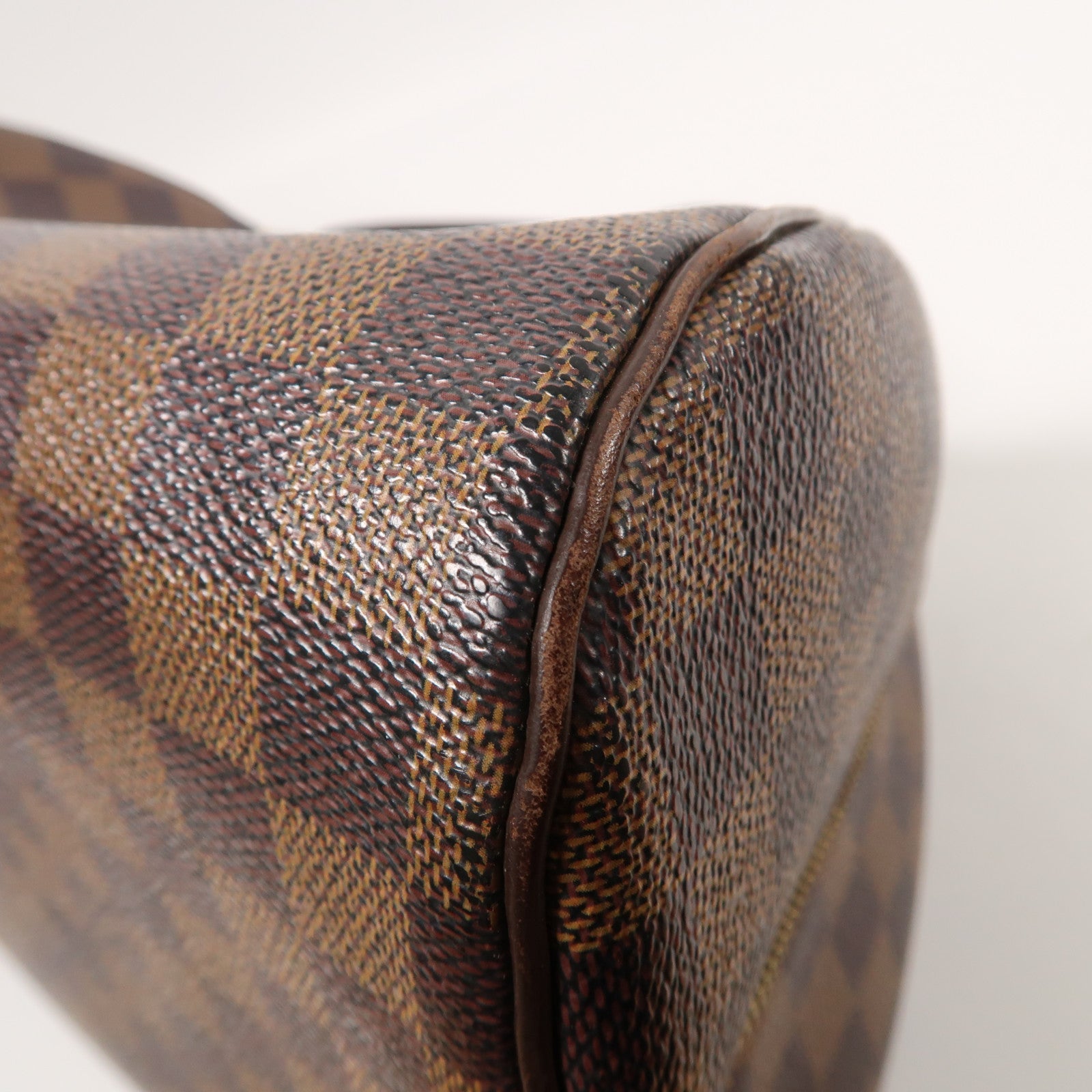 LOUIS VUITTON 【激減優惠】Damier Ribera MM 金扣手挽袋啡色