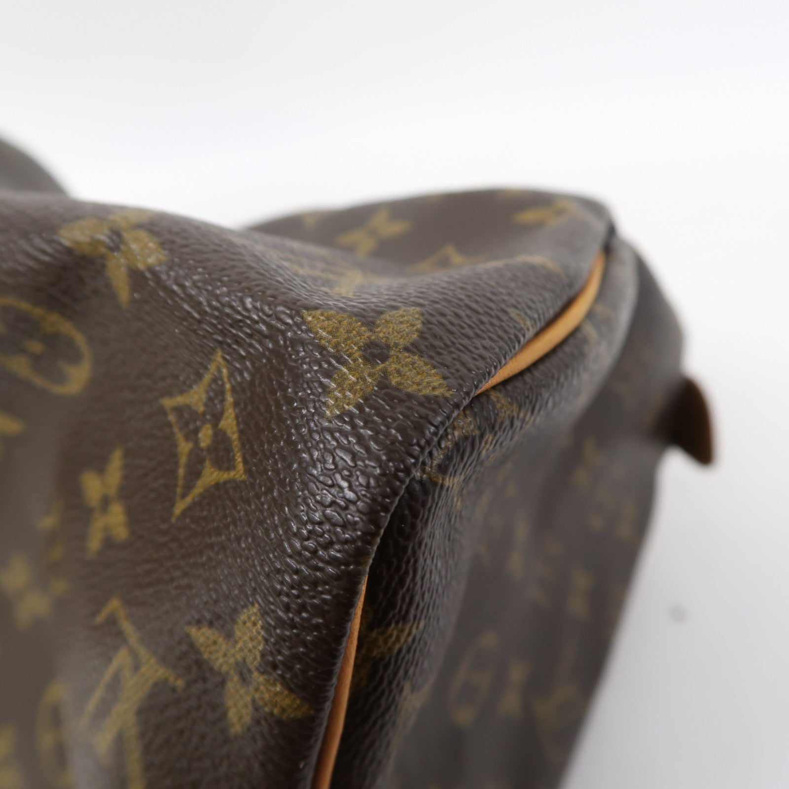 LOUIS VUITTON Monogram Speedy 30金扣手挽袋啡色